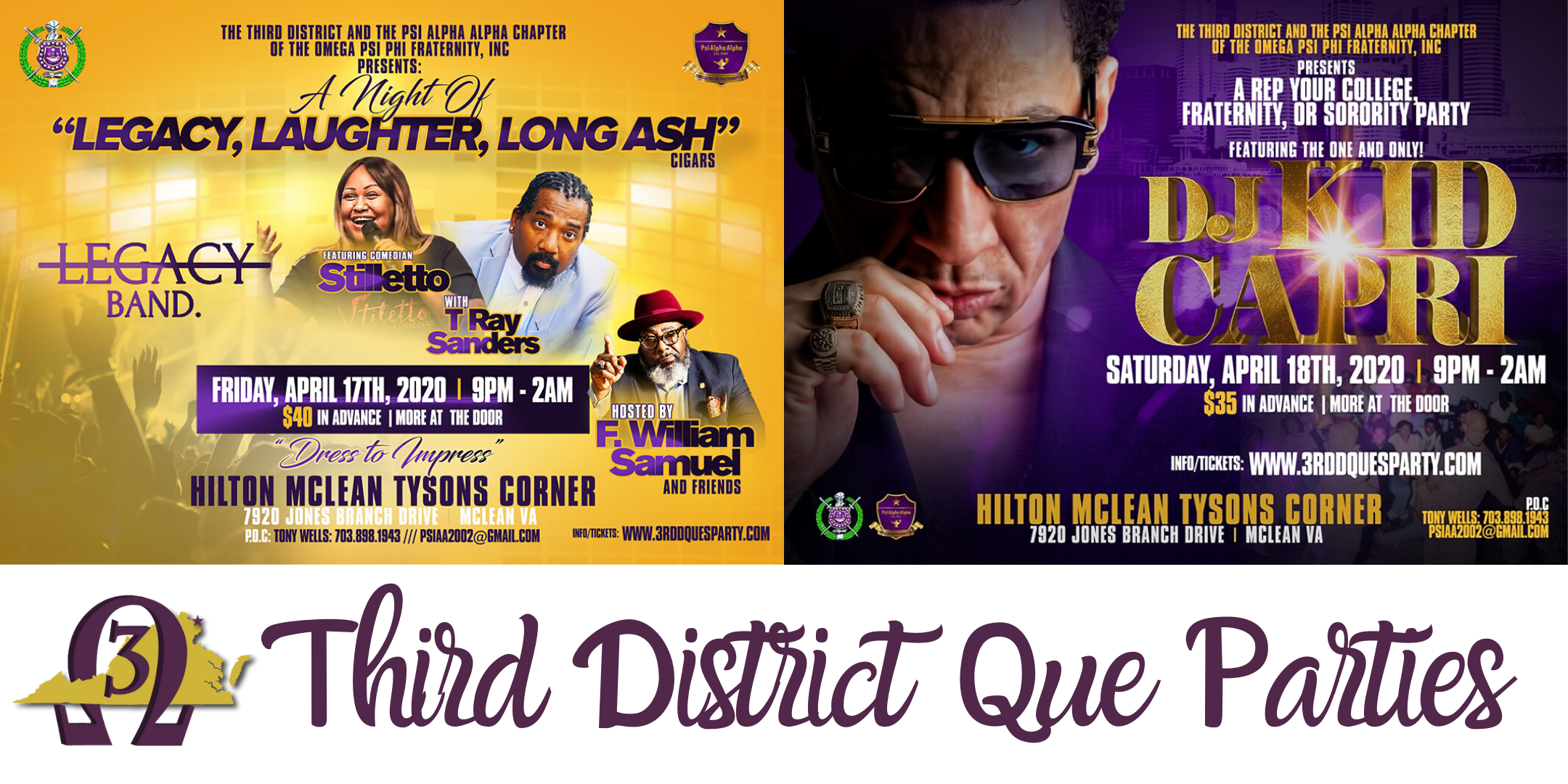 Omega Psi Phi Third District Que Parties