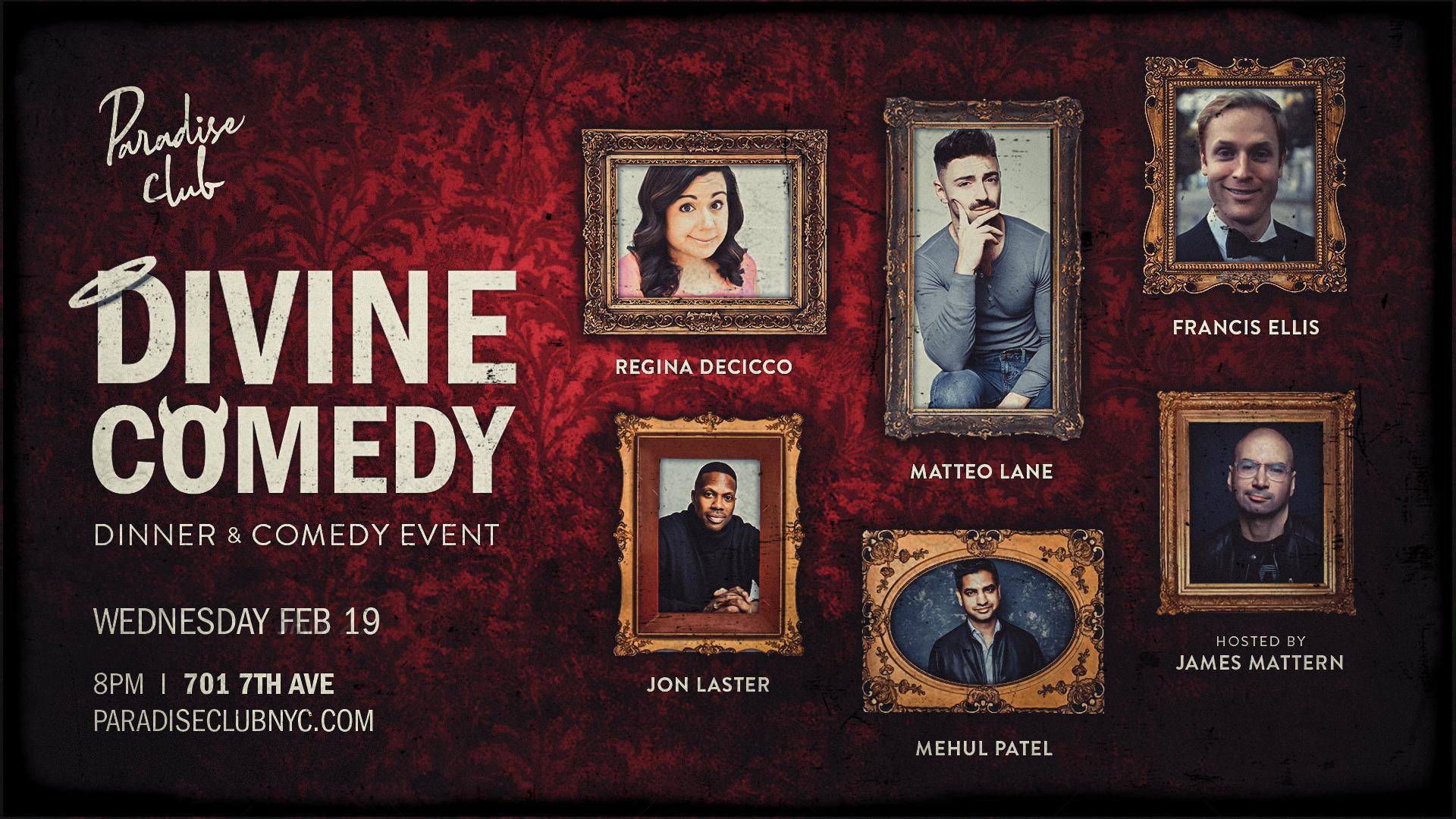 Divine Comedy: Dinner & Comedy Event