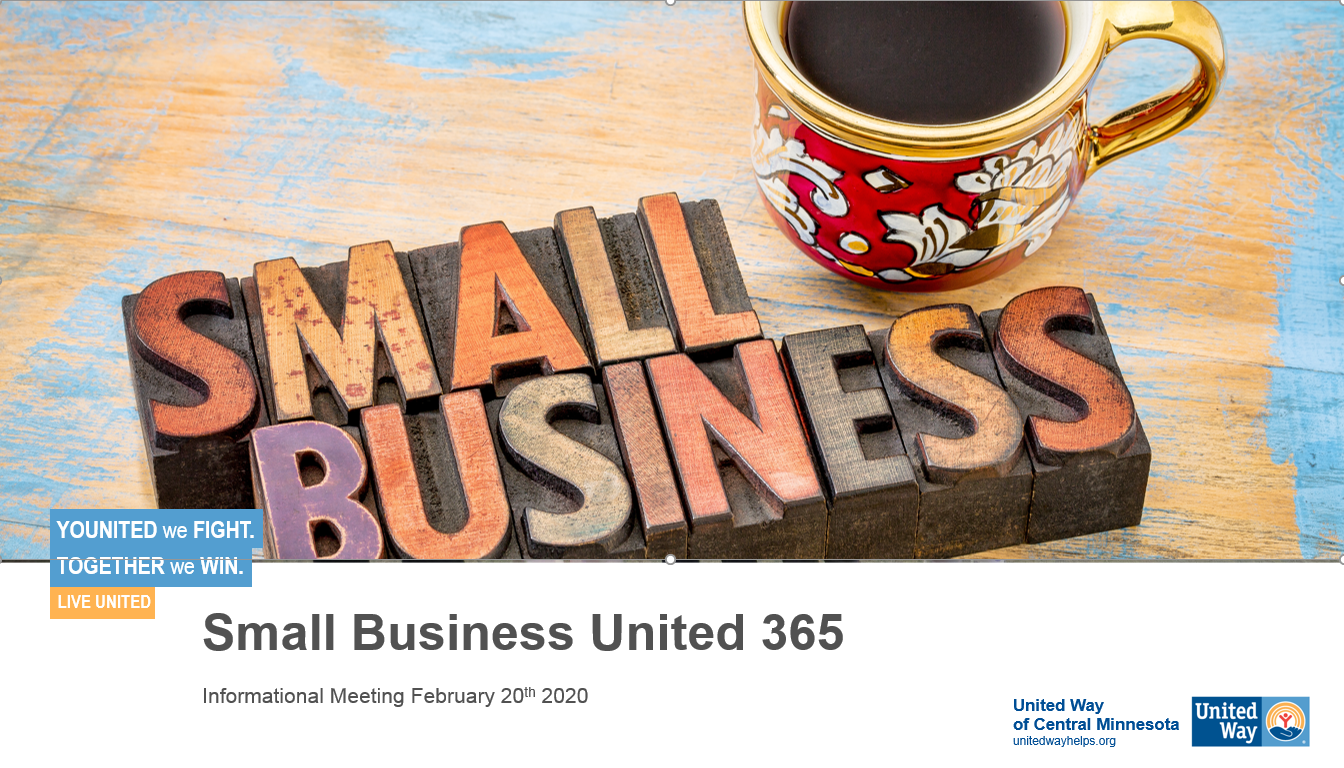Small Business United 365 Information Meeting