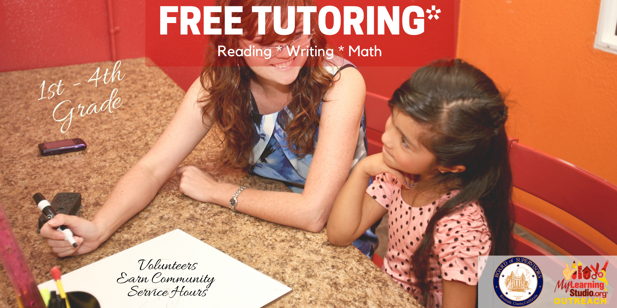 FREE Tutoring Reading, Writing, & Fluency (1st-4th grades)