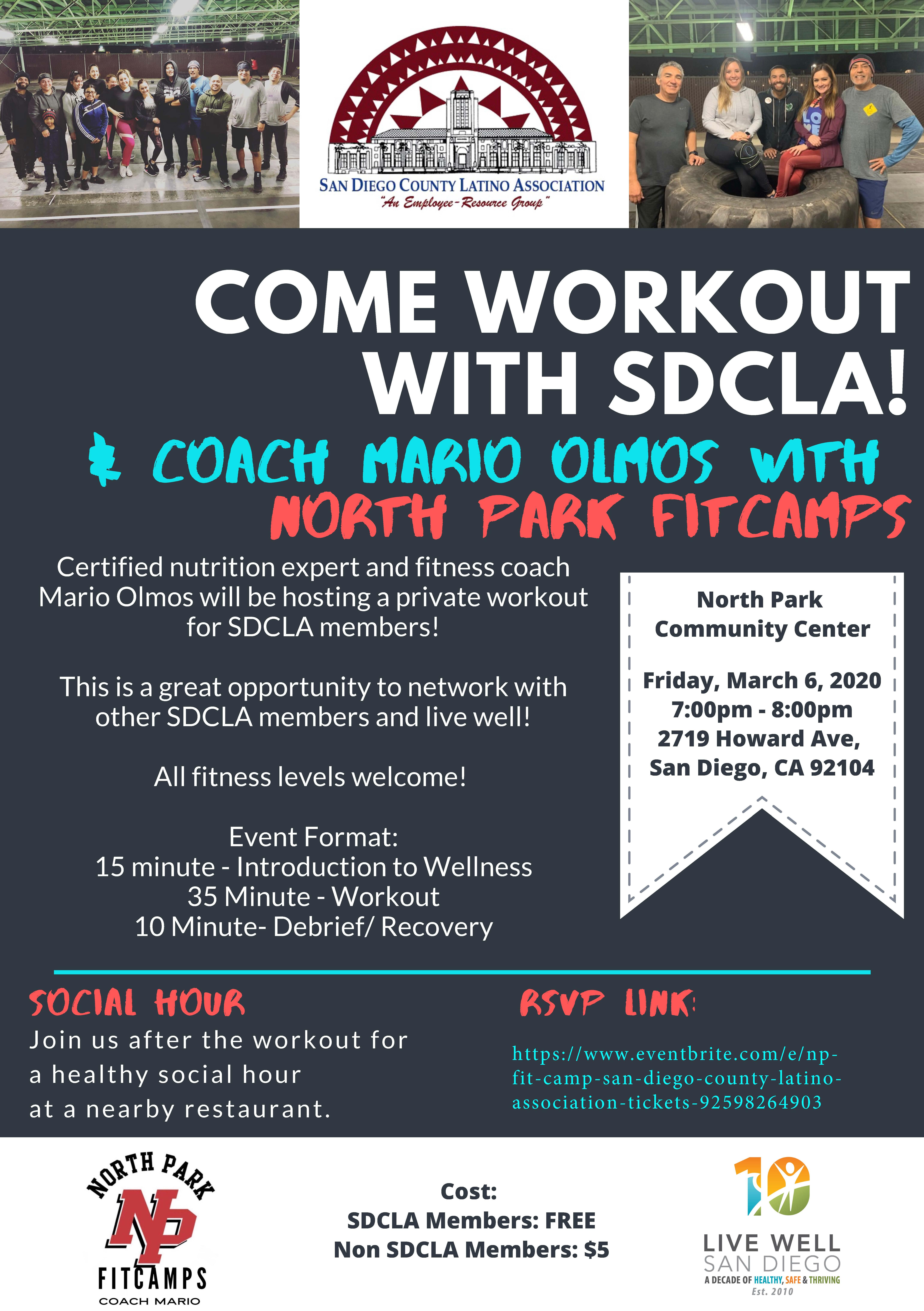 NP Fit Camp & San Diego County Latino Association 