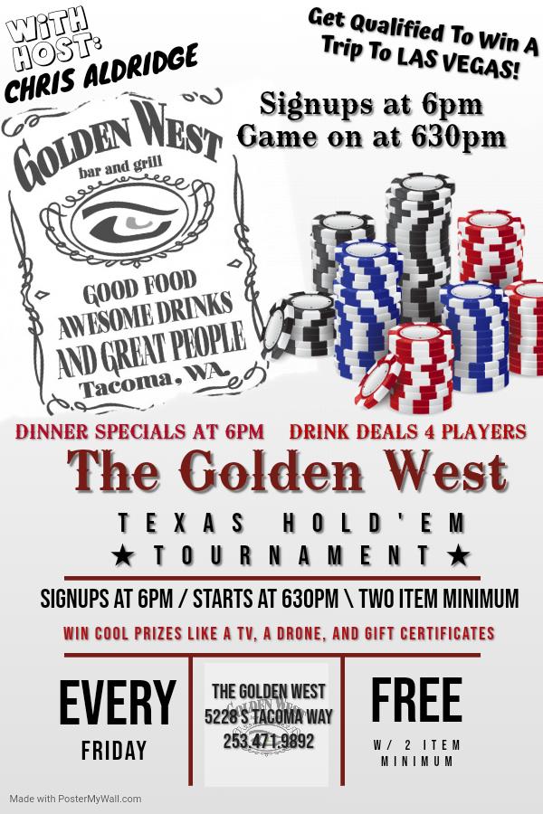 Free Texas Hold'em Poker Night at The Golden West