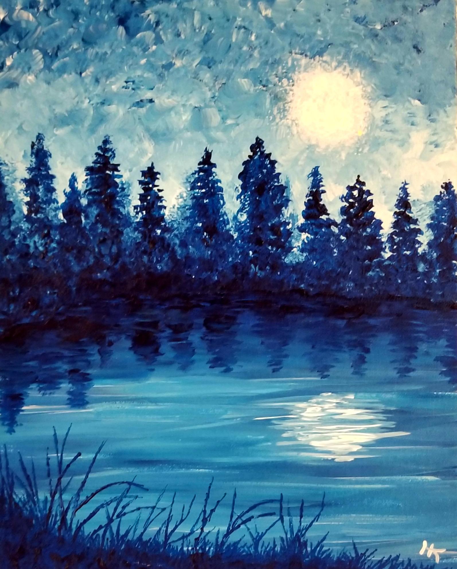Blue Lake, Paint And Wine Event