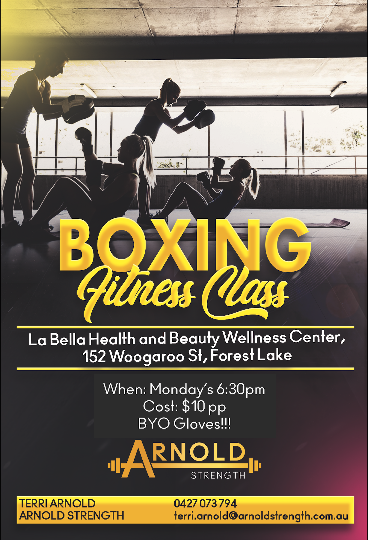 Boxing Fitness Class by Arnold Strength