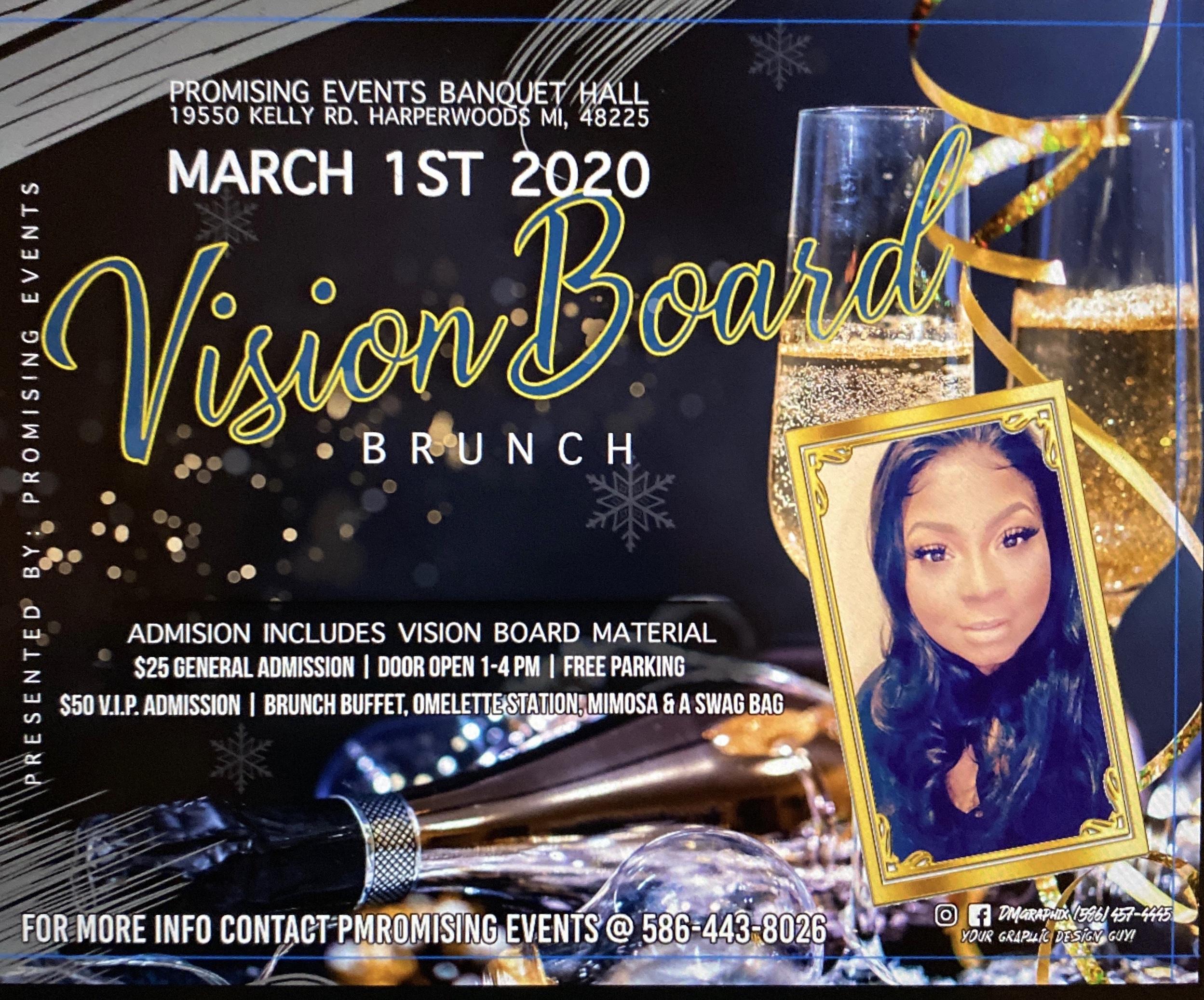 Brunch with my Bossfriend Vision Board Party