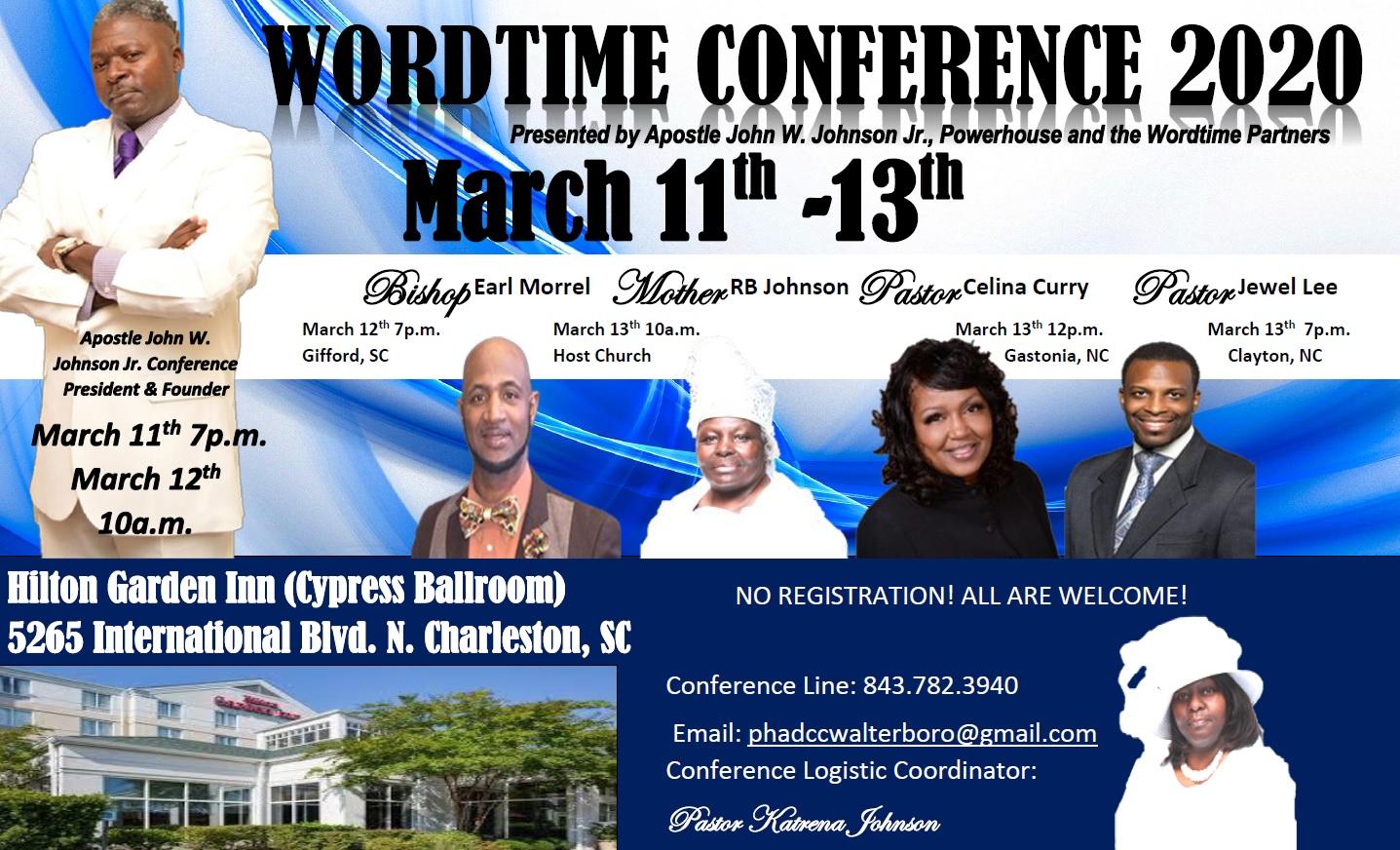 Wordtime 2020 Conference 12 Mar 2020