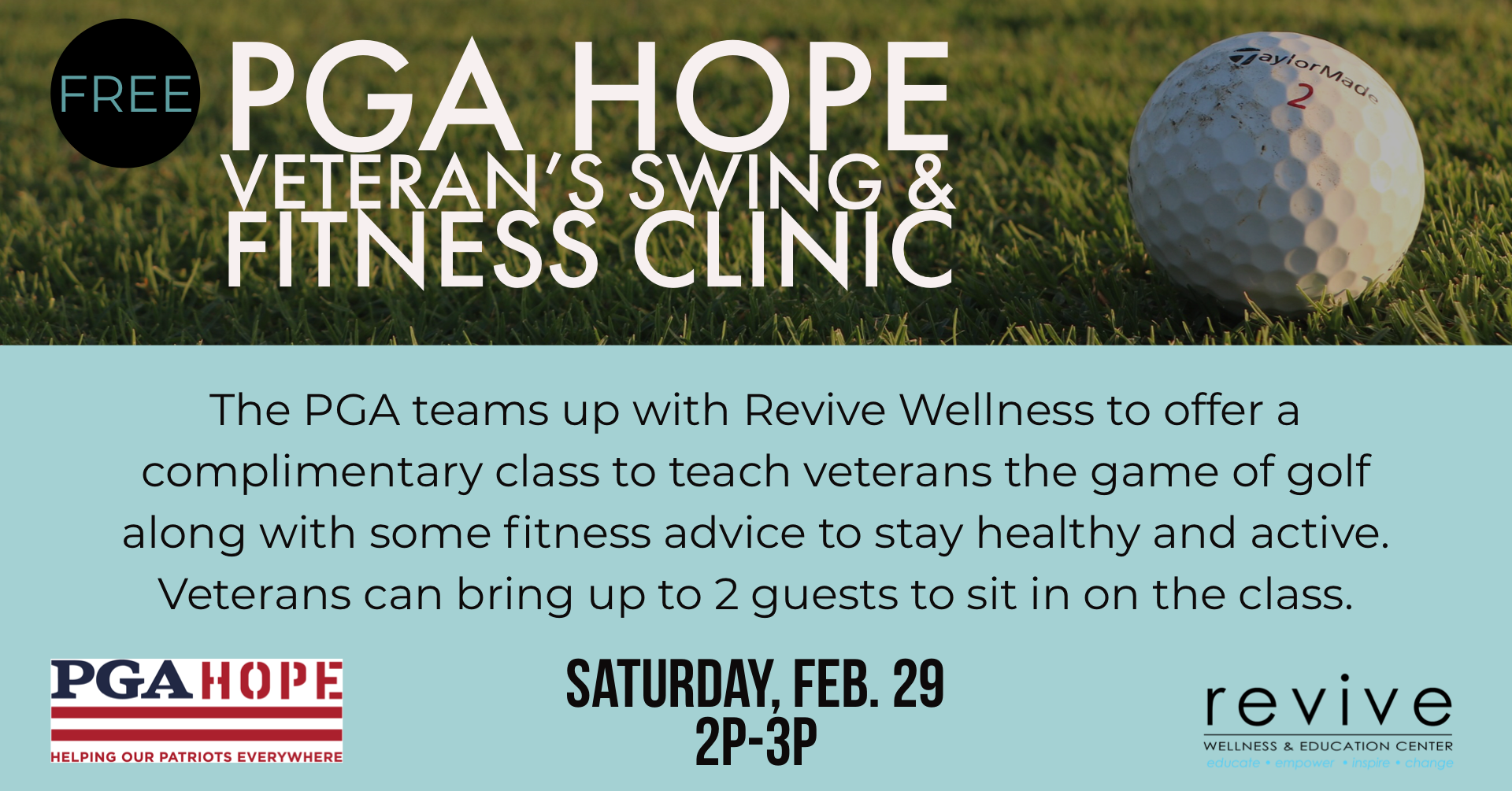 PGA HOPE Veteran’s Swing & Fitness Clinic