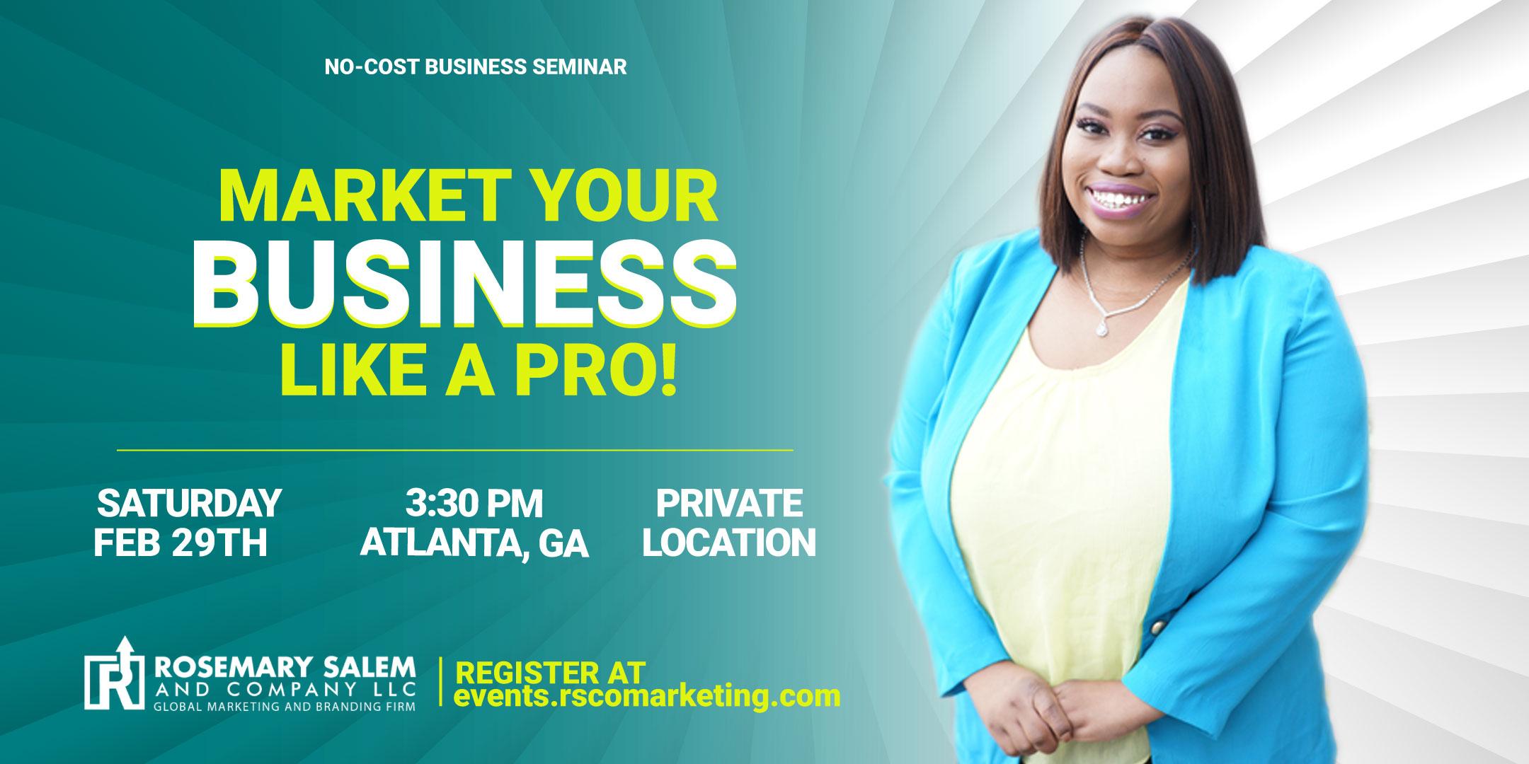 Market Your Business a Like Pro!