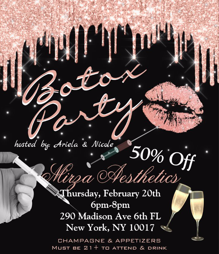 Botox Party 50% OFF