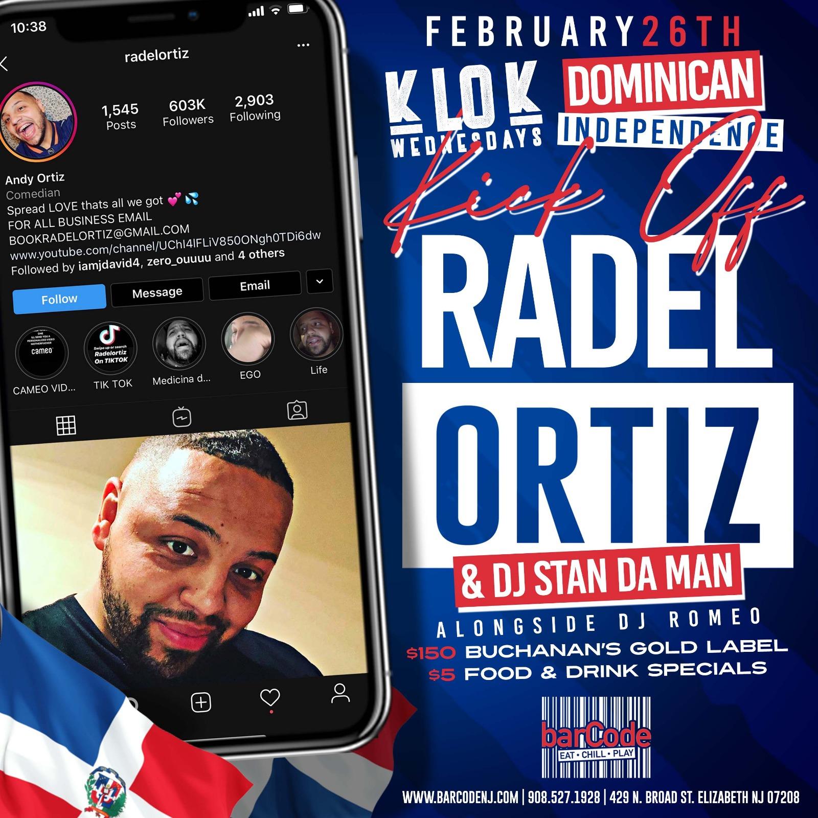 Radel Ortiz hosting @barCode NJ