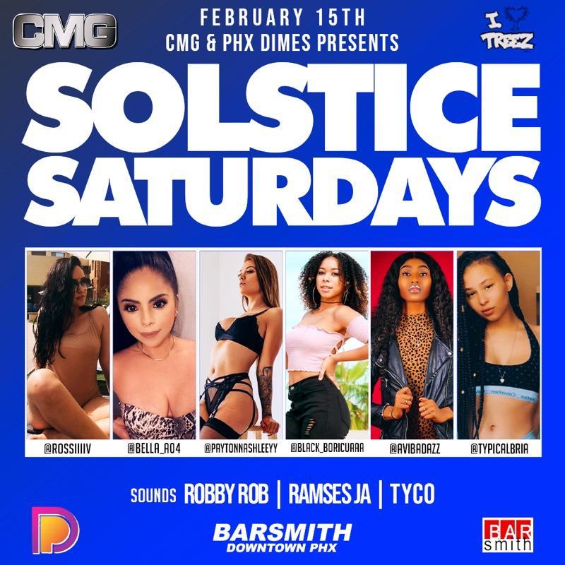Solstice Saturday at Bar Smith hosted by the Phx Dimes Models