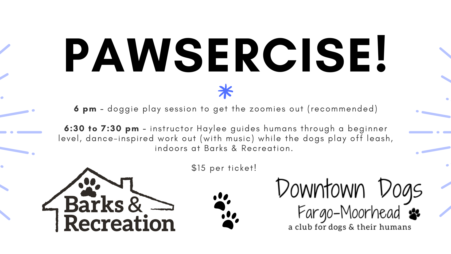 Pawsercise! (Exercise with your dog)