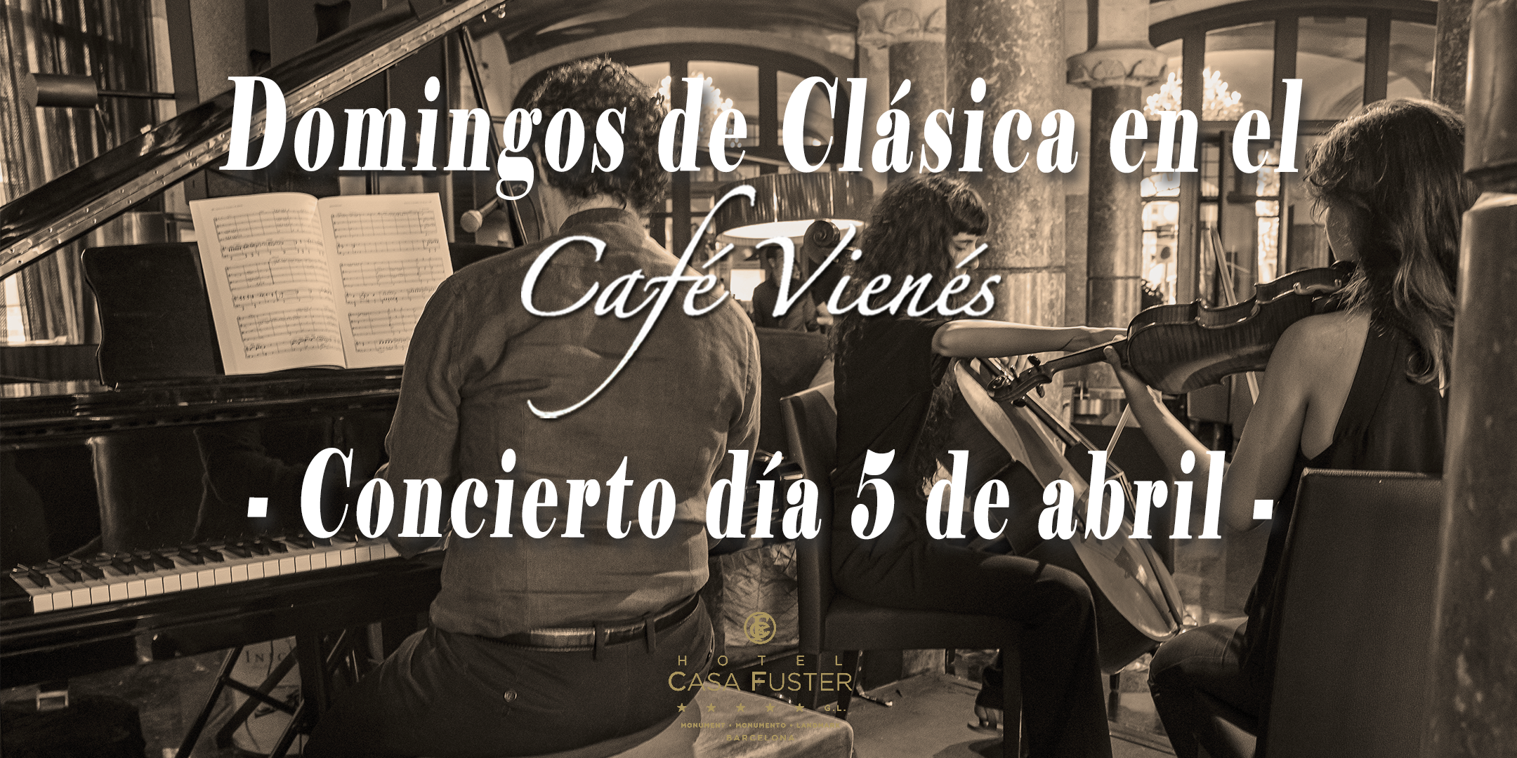 Domingos de Clásica en el Café Vienés: Concierto 5 de abril 2020