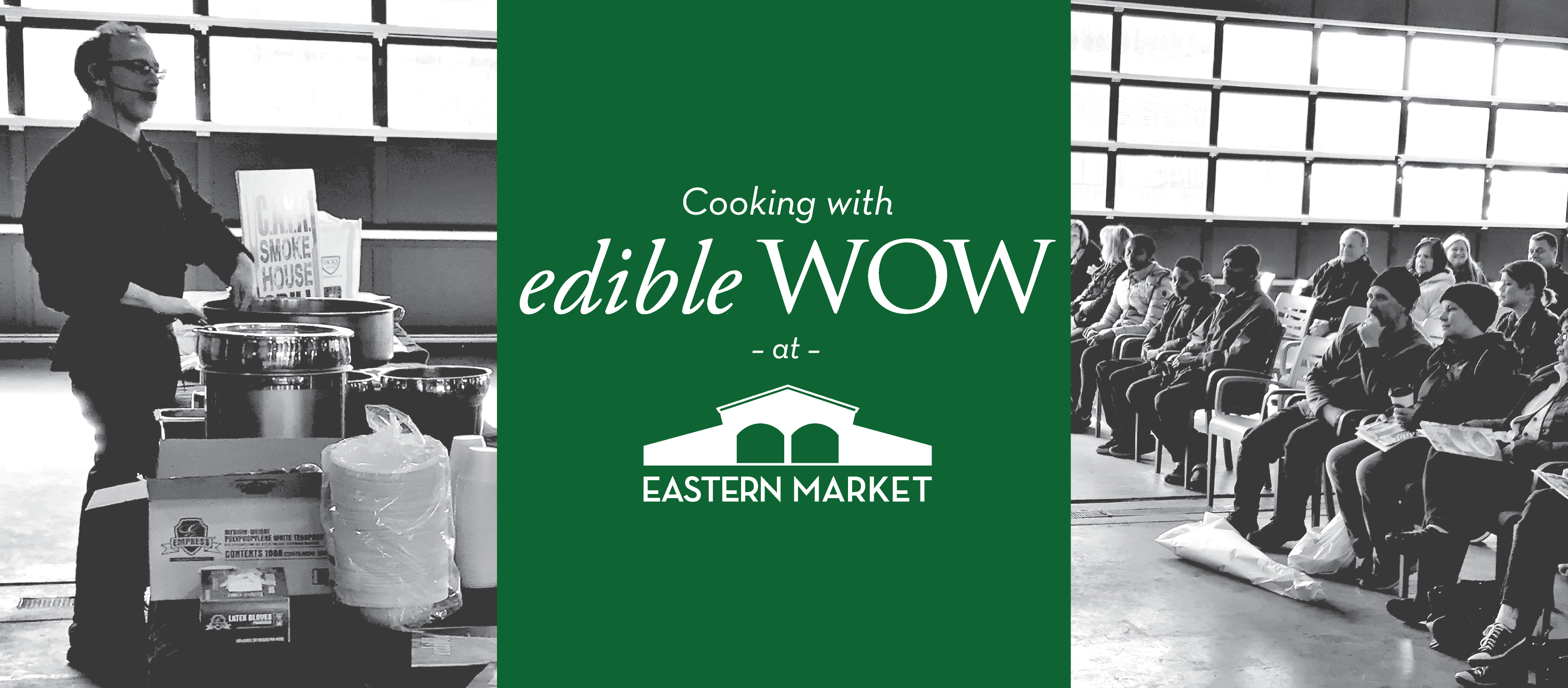 Cooking with edible WOW at Eastern Market