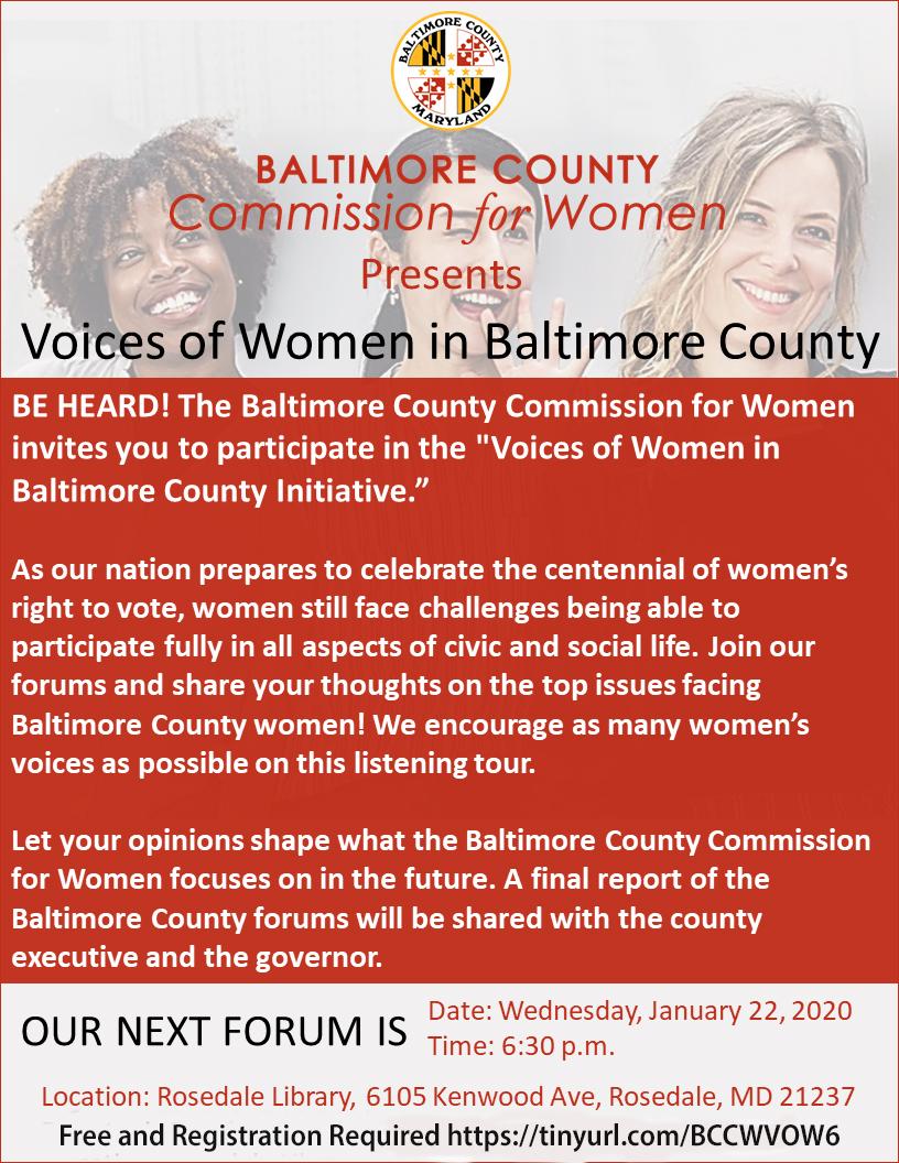 Voices of Baltimore County - Councilmanic District 1 in Arbutus