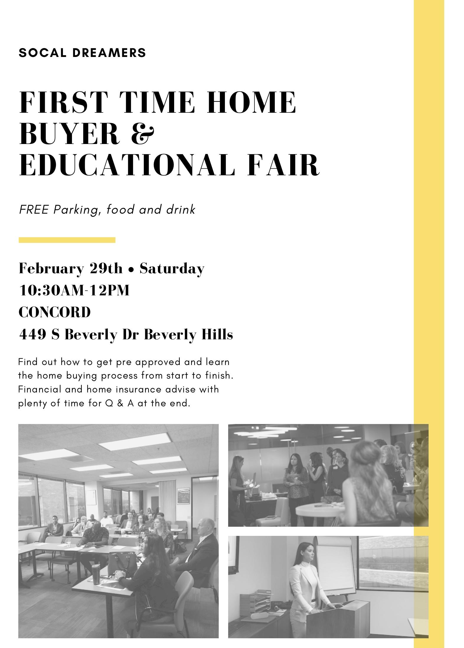FIRST TIME HOME BUYER & EDUCATIONAL FAIR