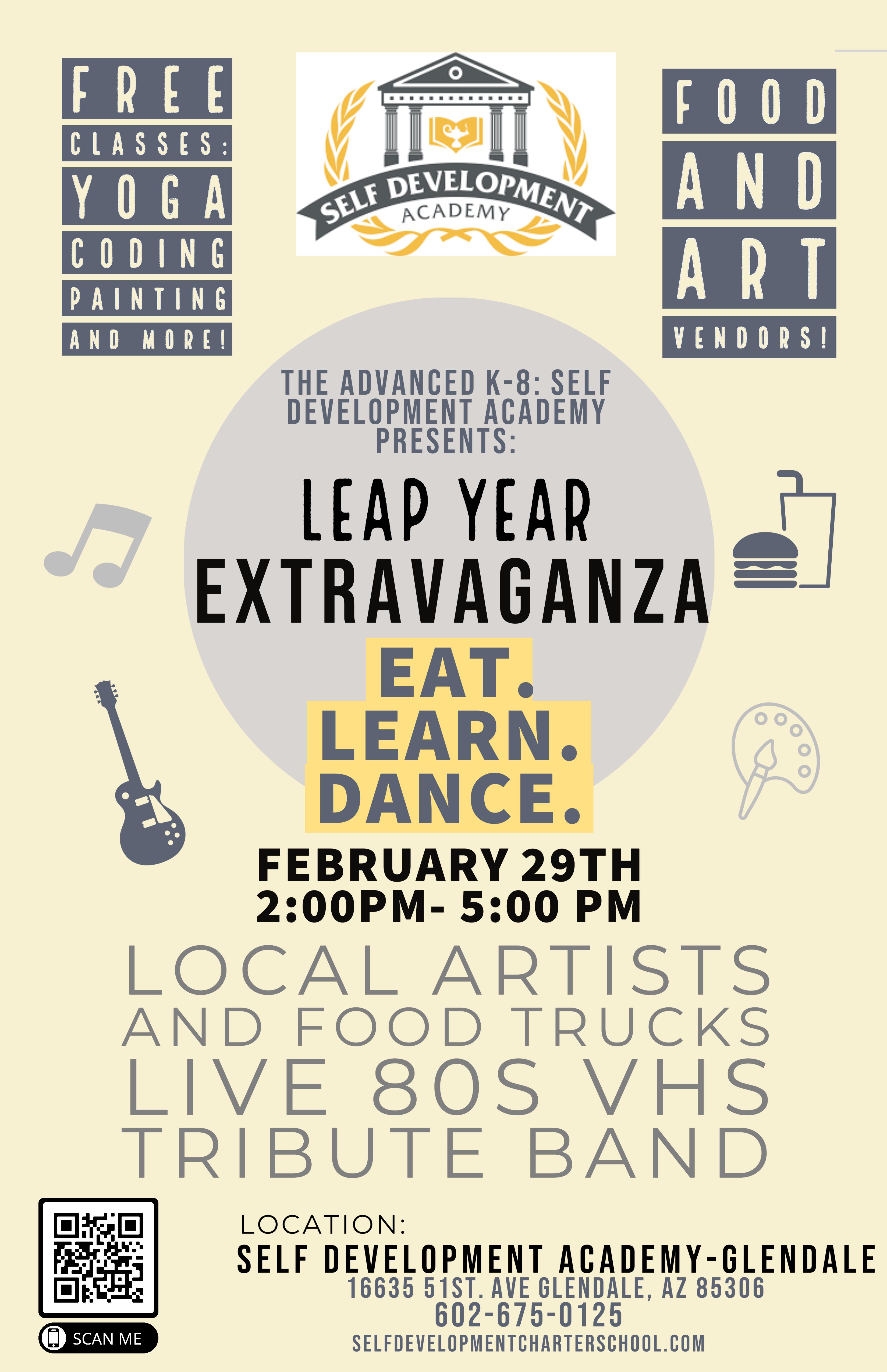 Leap Year Extravaganza- Presented by Self Development Academy- Glendale