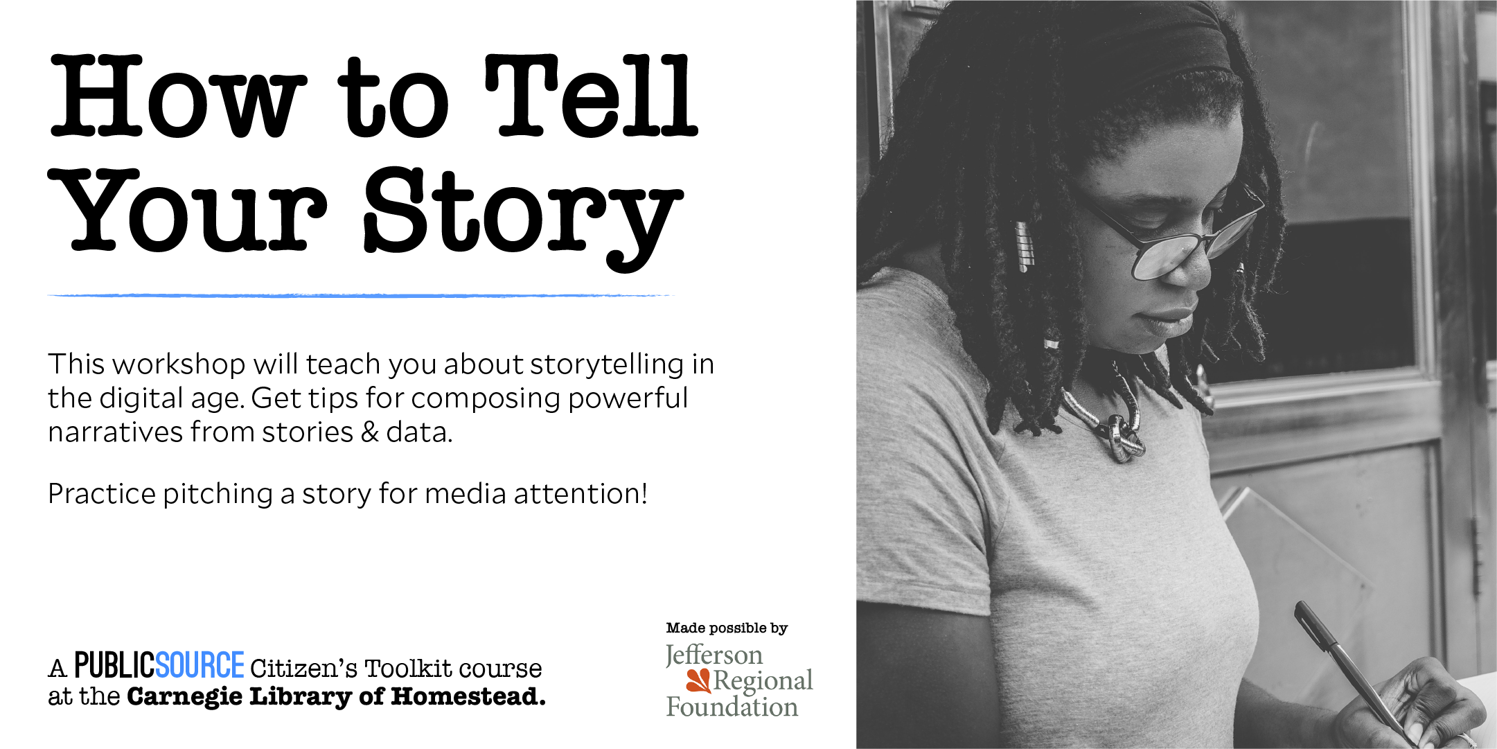 Teens: How to Tell Your Story