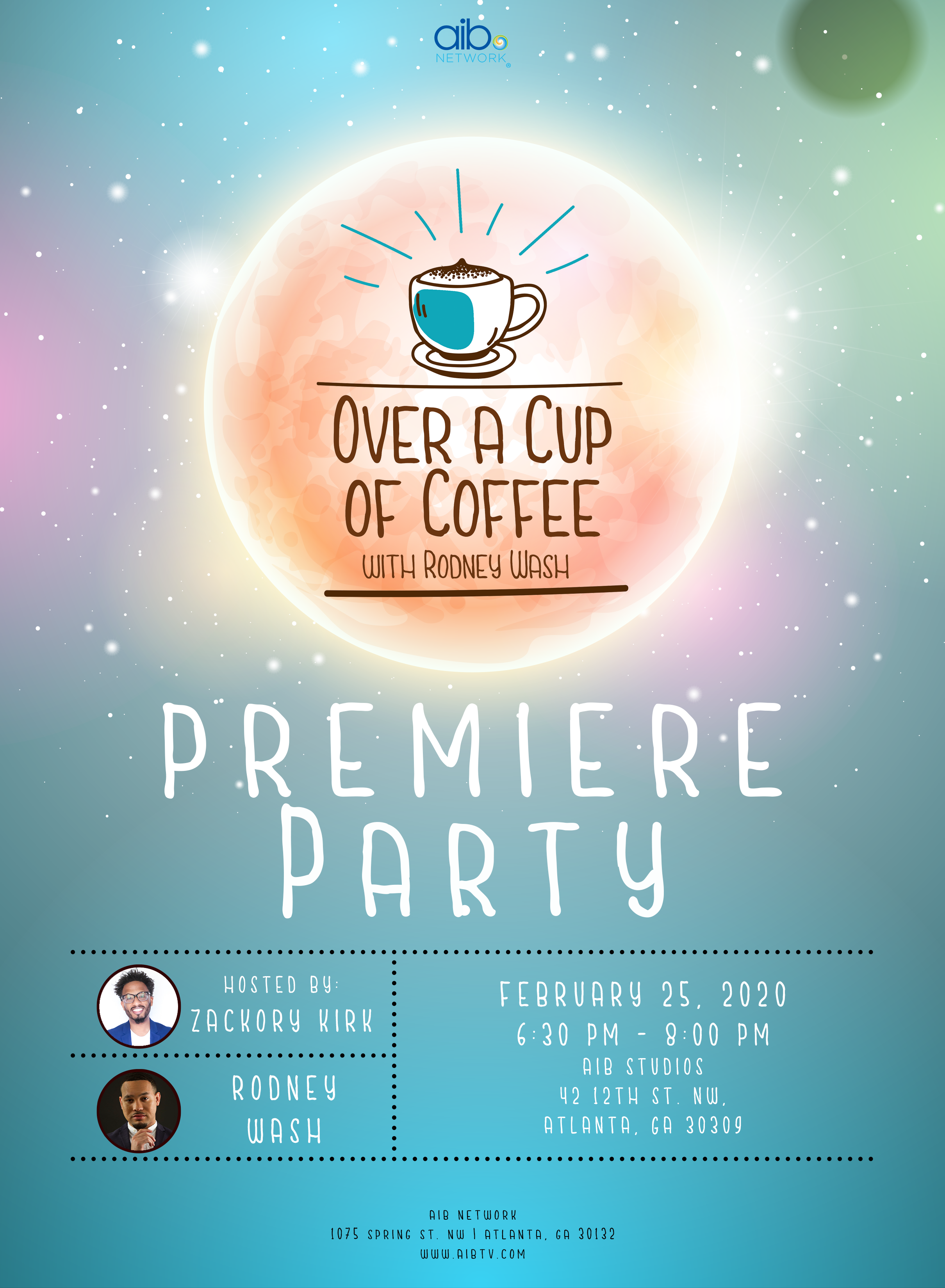 Premiere Watch Party For: Over a Cup of Coffee with Rodney Wash
