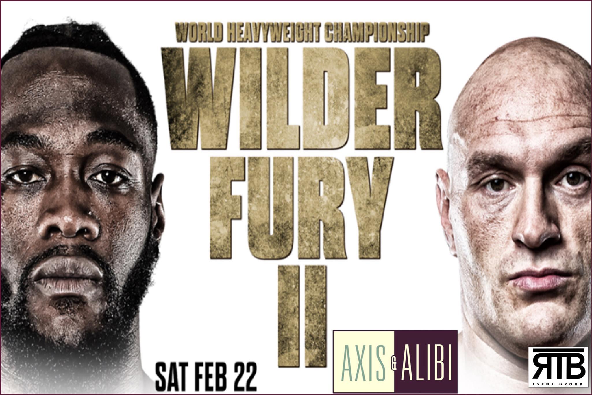 Wilder vs Fury ll :: World Heavyweight Championship :: RTB Fight Night