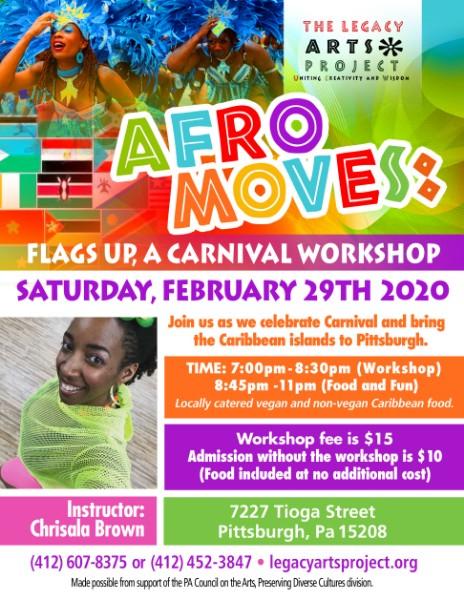 Afro Moves: Flags Up, A Carnival Workshop