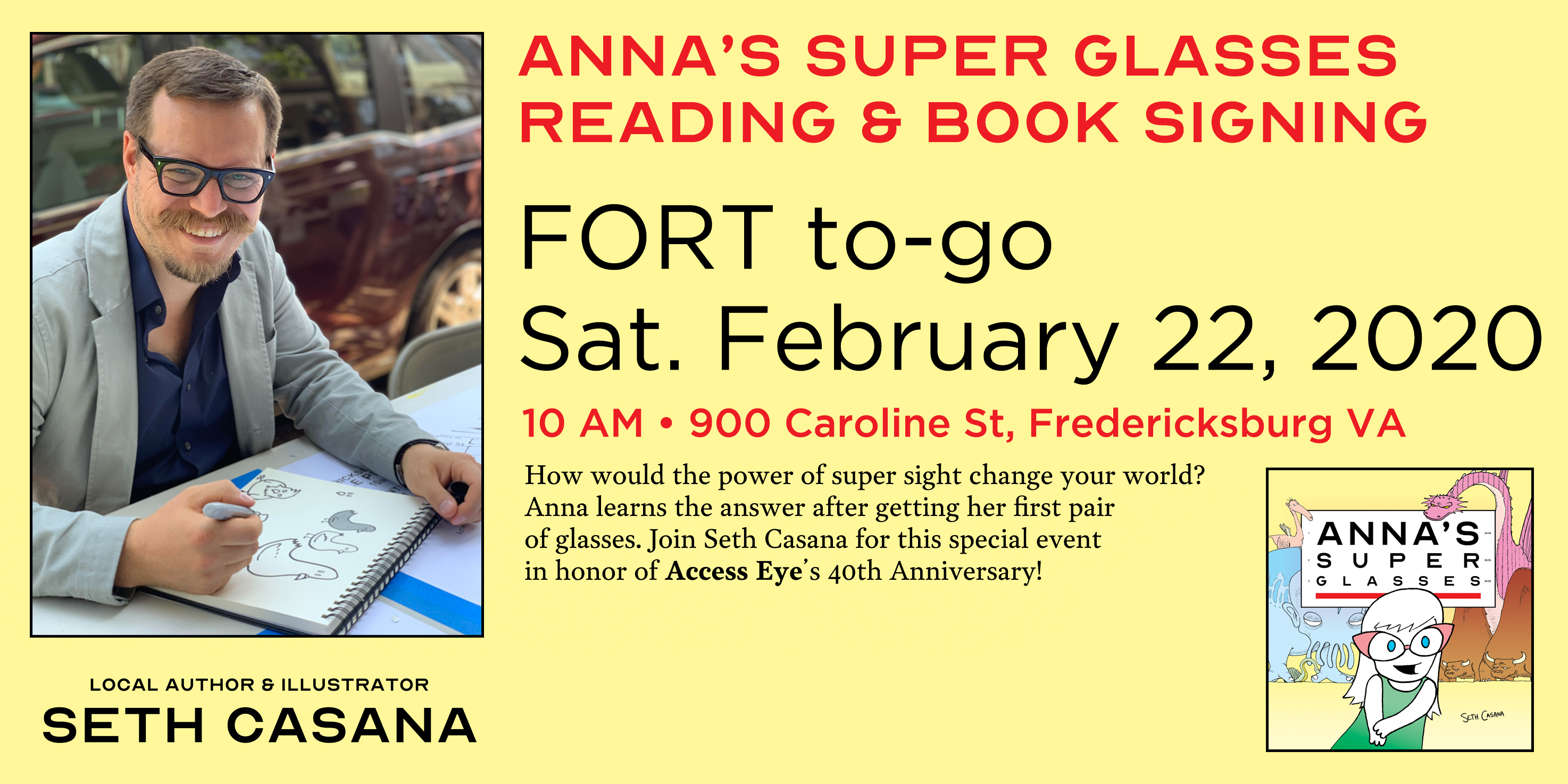 Anna's Super Glasses: Reading by Seth Casana