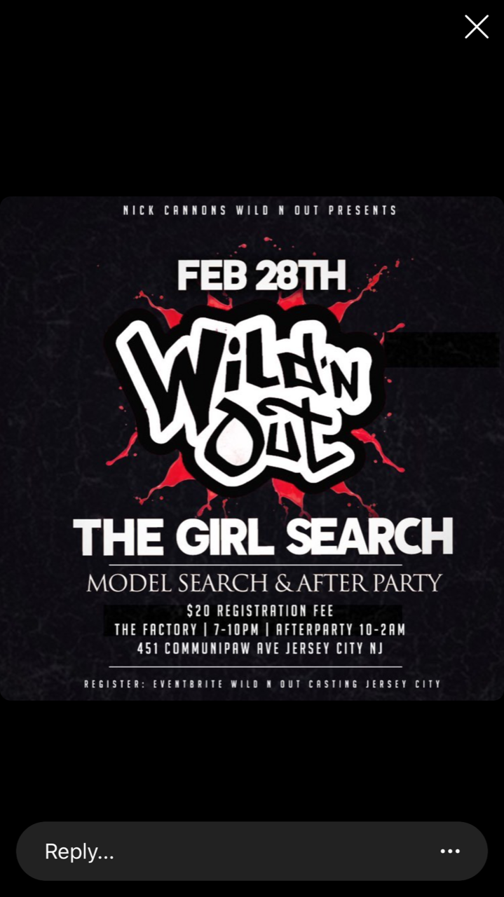 Nick Cannon Wild N Out Tri - State Model casting call