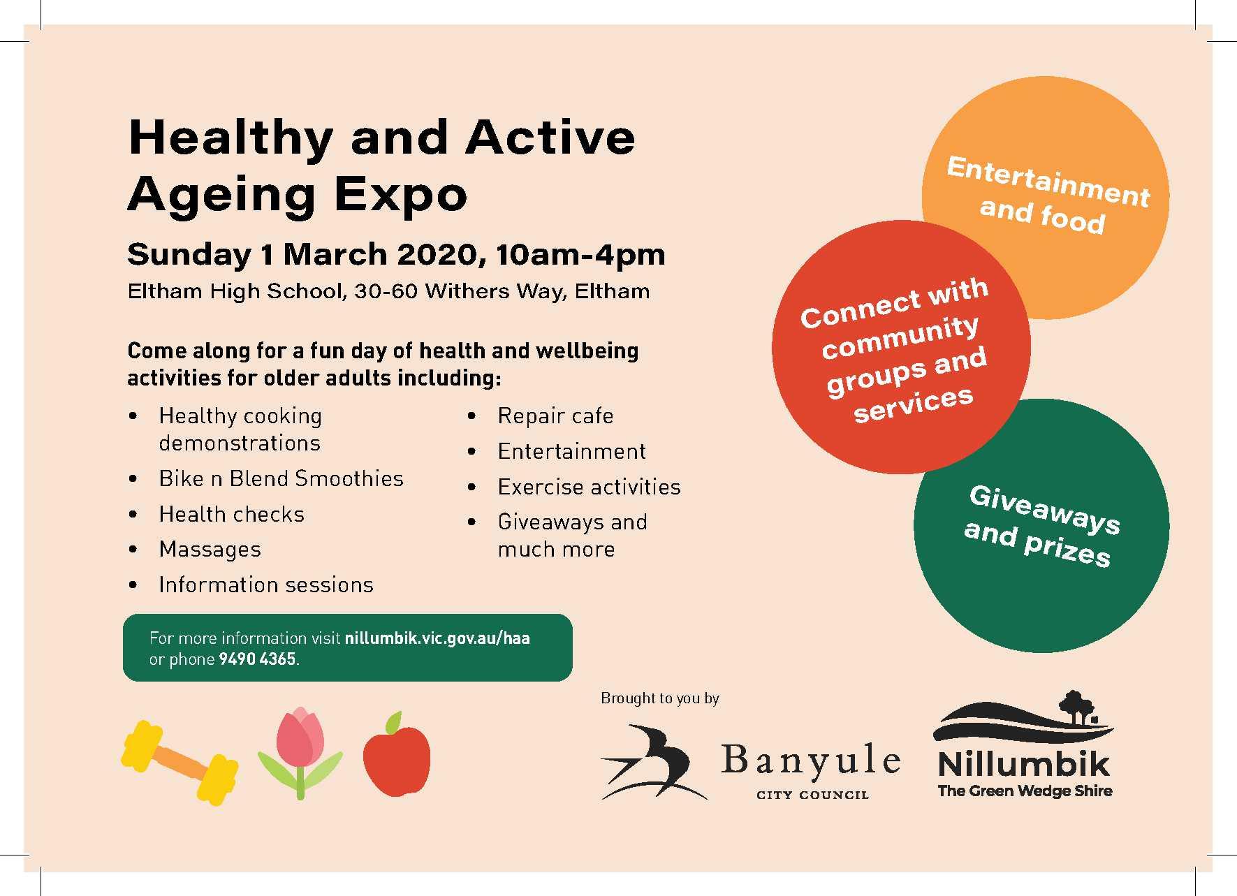 Shuttle Run-Banyule Community Health > Healthy and Active Ageing Expo