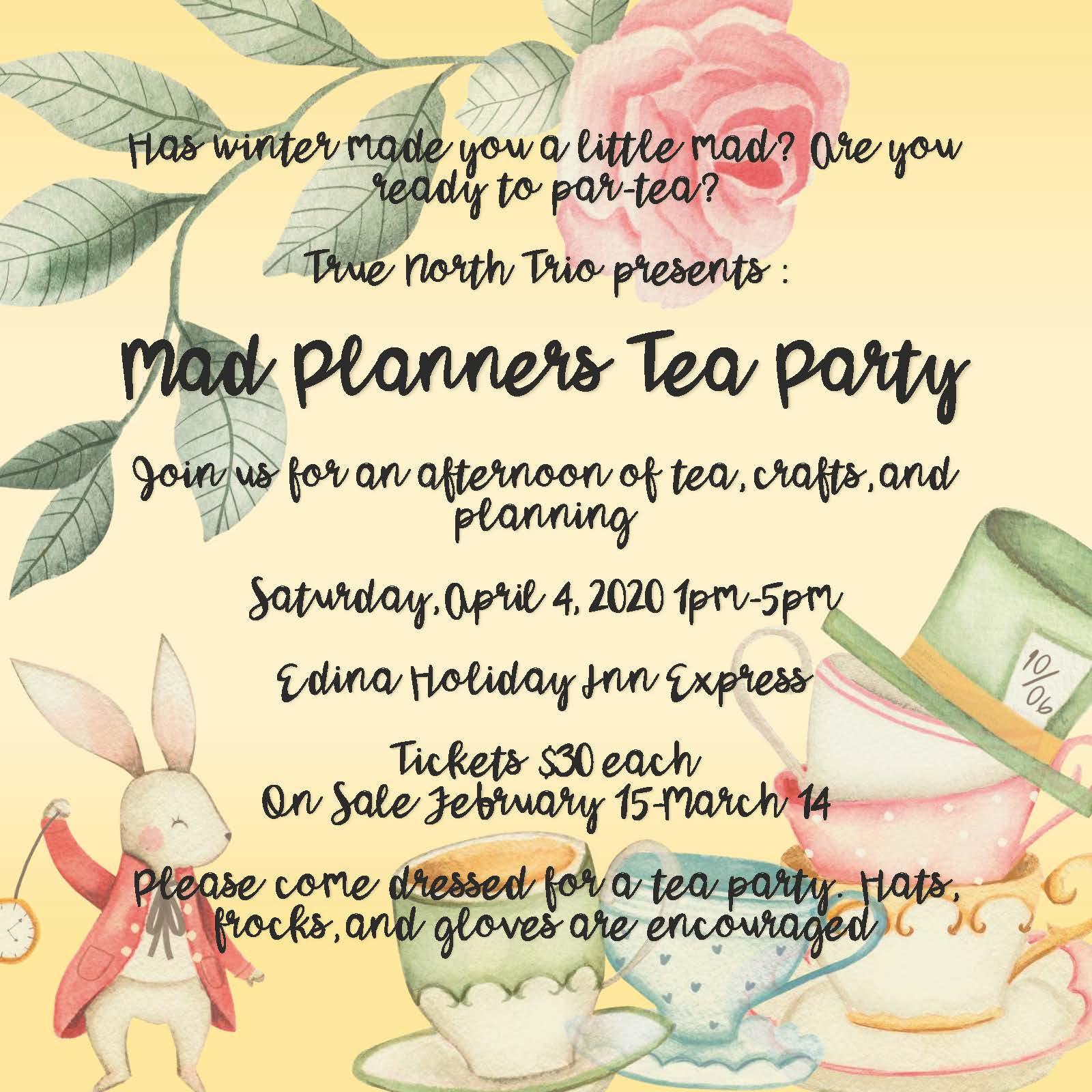 Mad Planners Tea Party