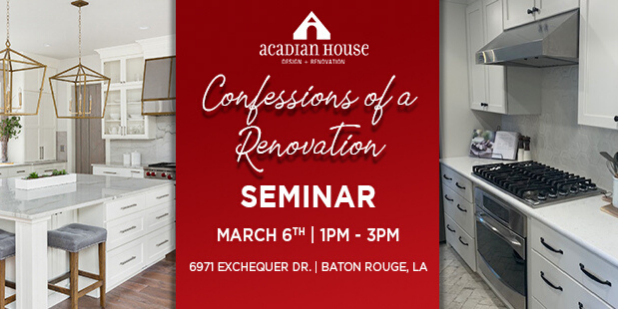 Confessions Of A Renovation Seminar 6 Mar 2020