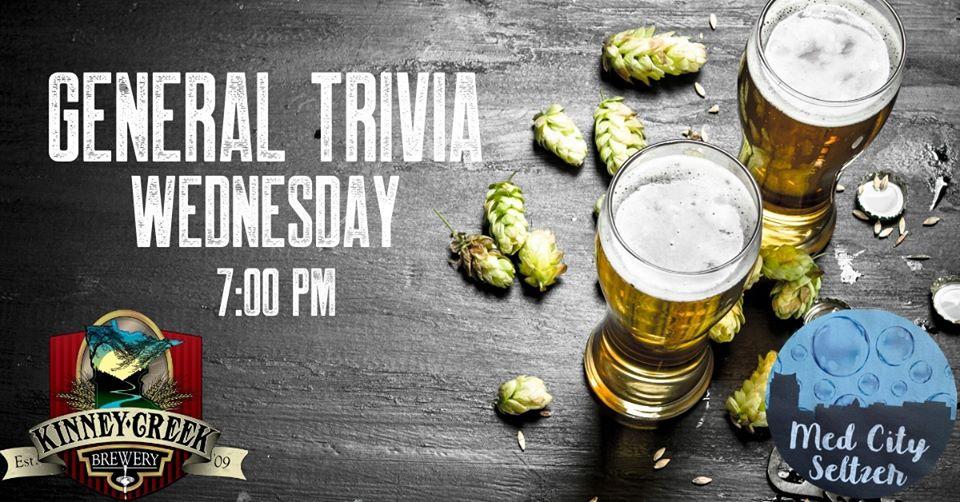 General Trivia | Pizza, Craft Beer and Hard Seltzer!