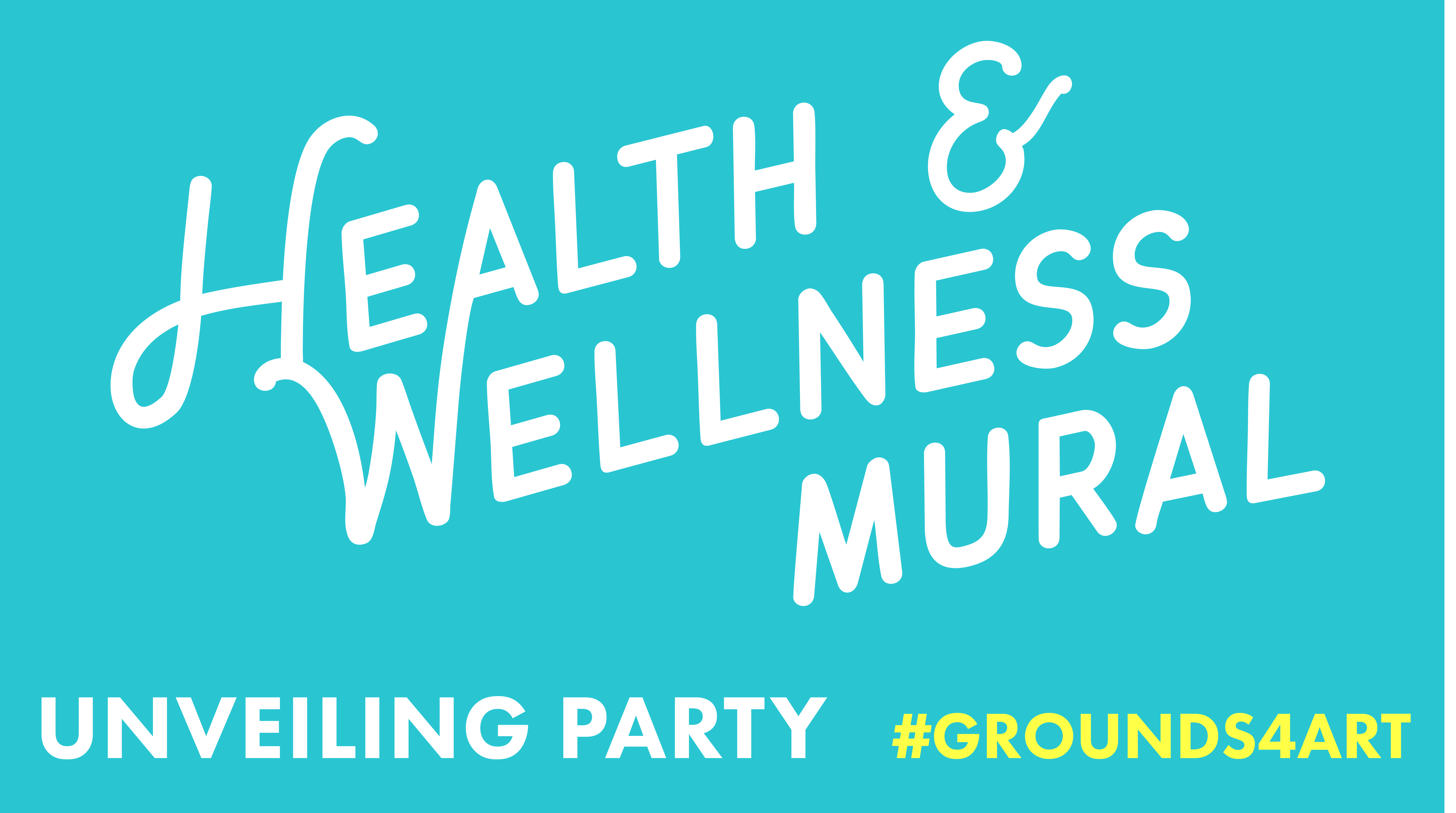 Grounds4Art@HCC Health & Wellness Mural Unveiling Party