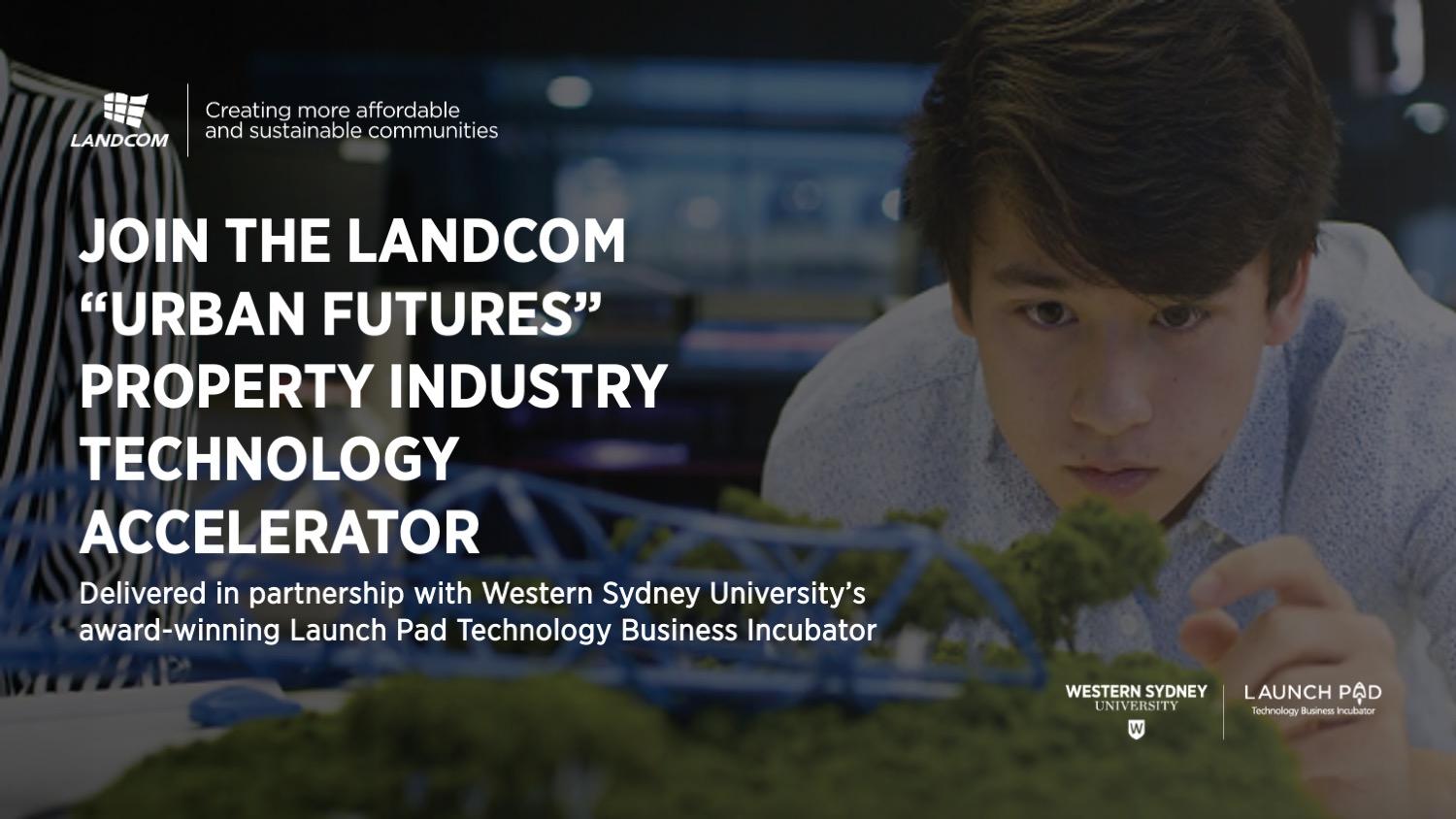 Landcom 'Urban Futures' Property Technology Accelerator Information Session