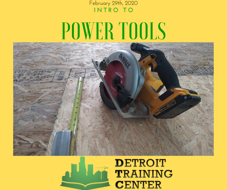 Intro To Power Tools Workshop