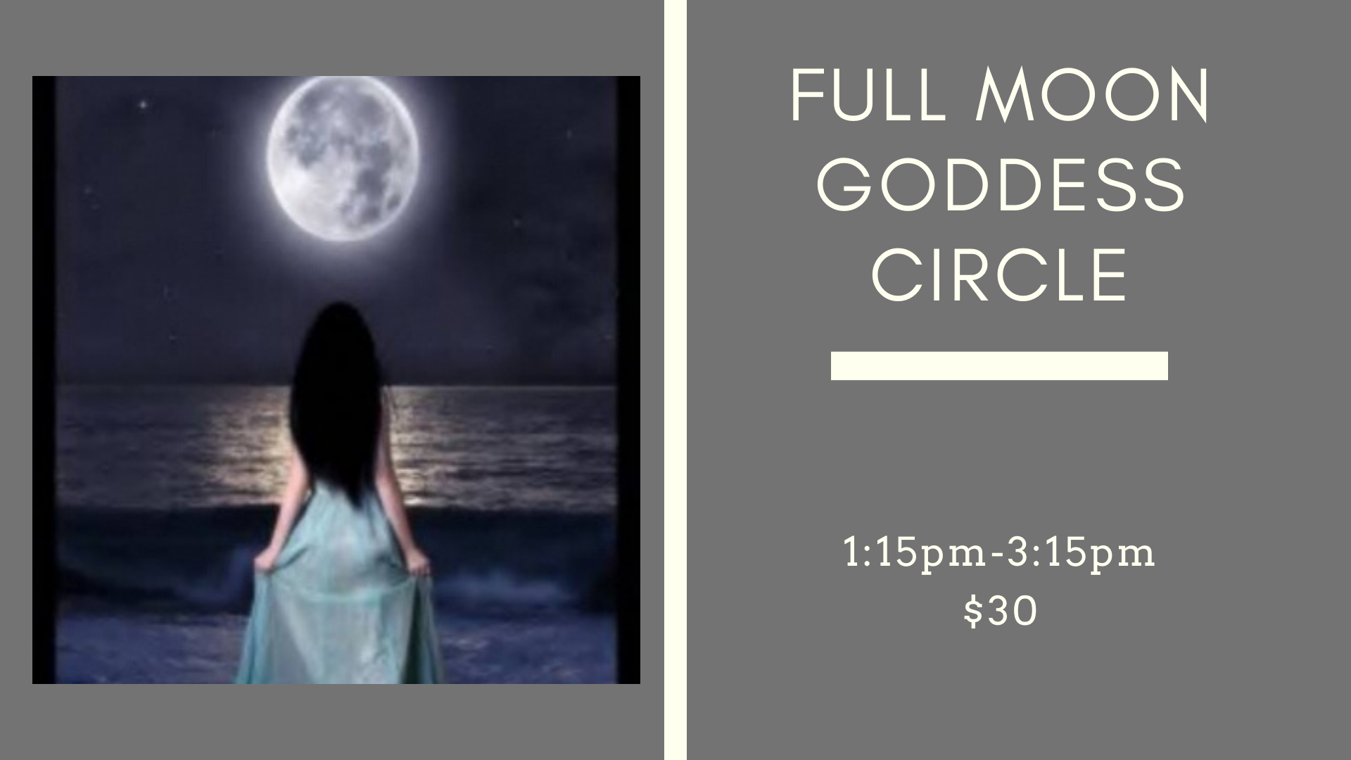 Full Moon Goddess Circles