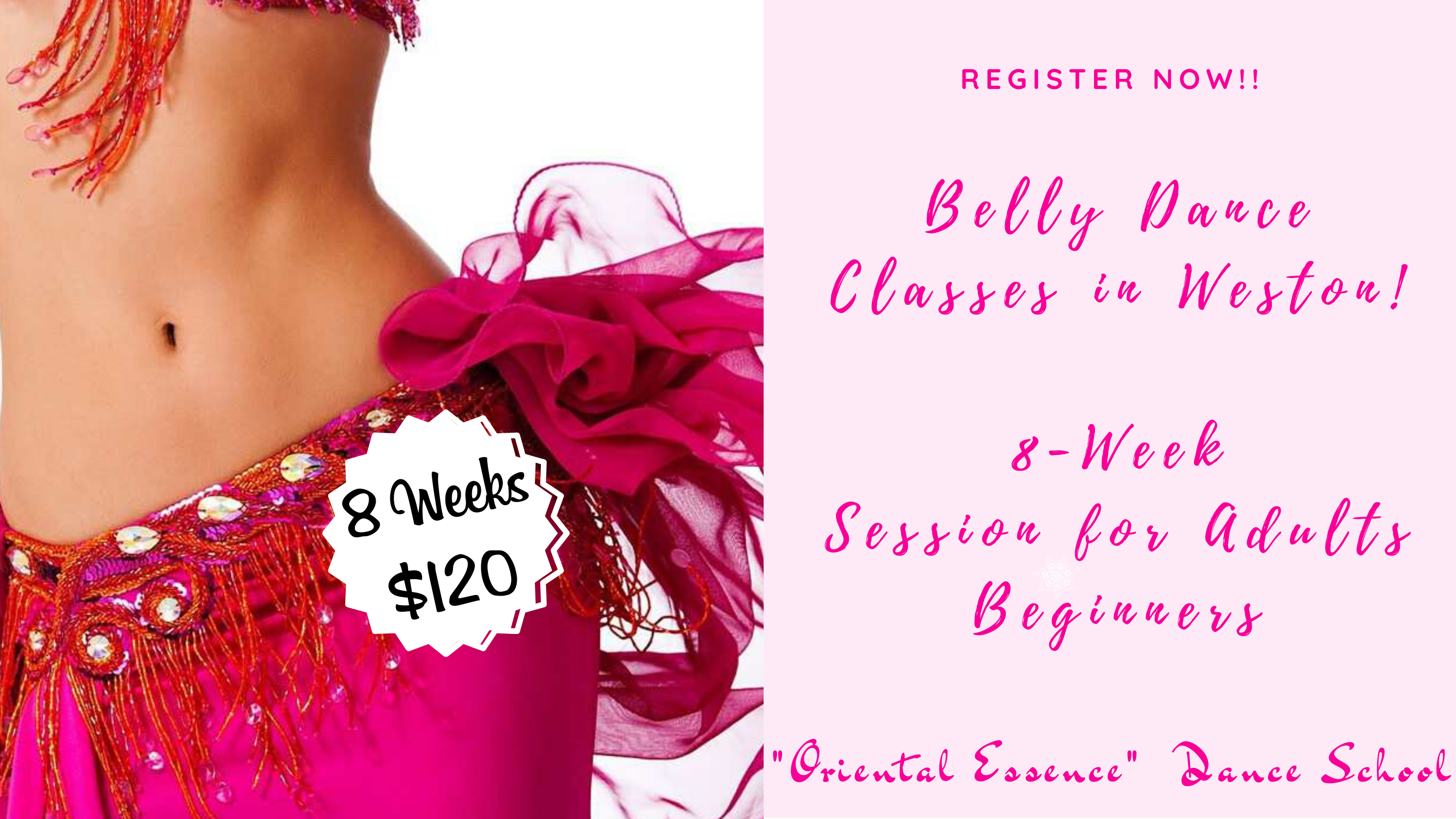 8-weeks Beginners Belly Dance Classes in Weston