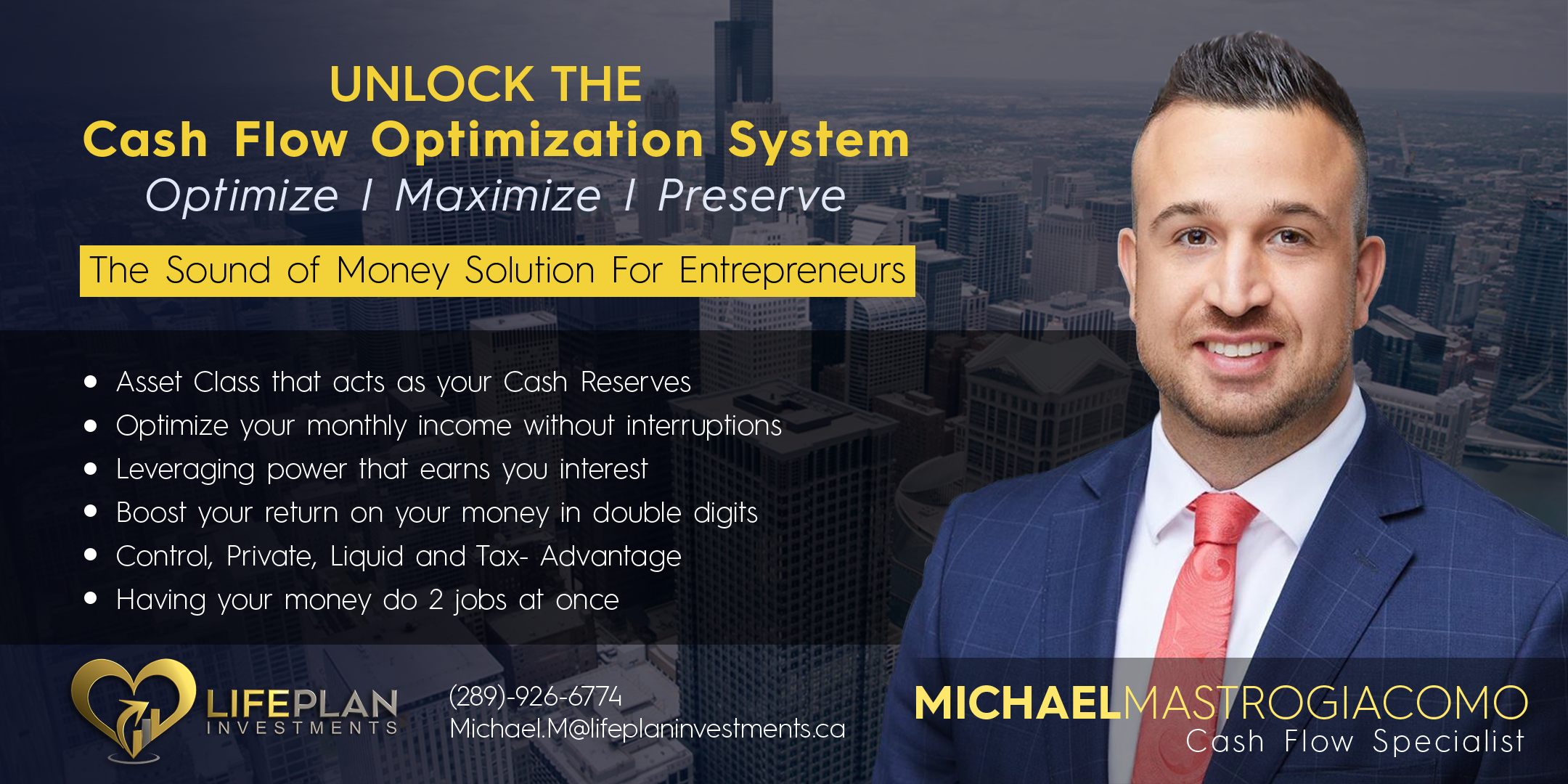 Unlock The Cash Flow Optimization System Seminar For Entrepreneurs