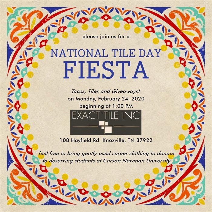 CELEBRATE NATIONAL TILE DAY OPEN EVENT 