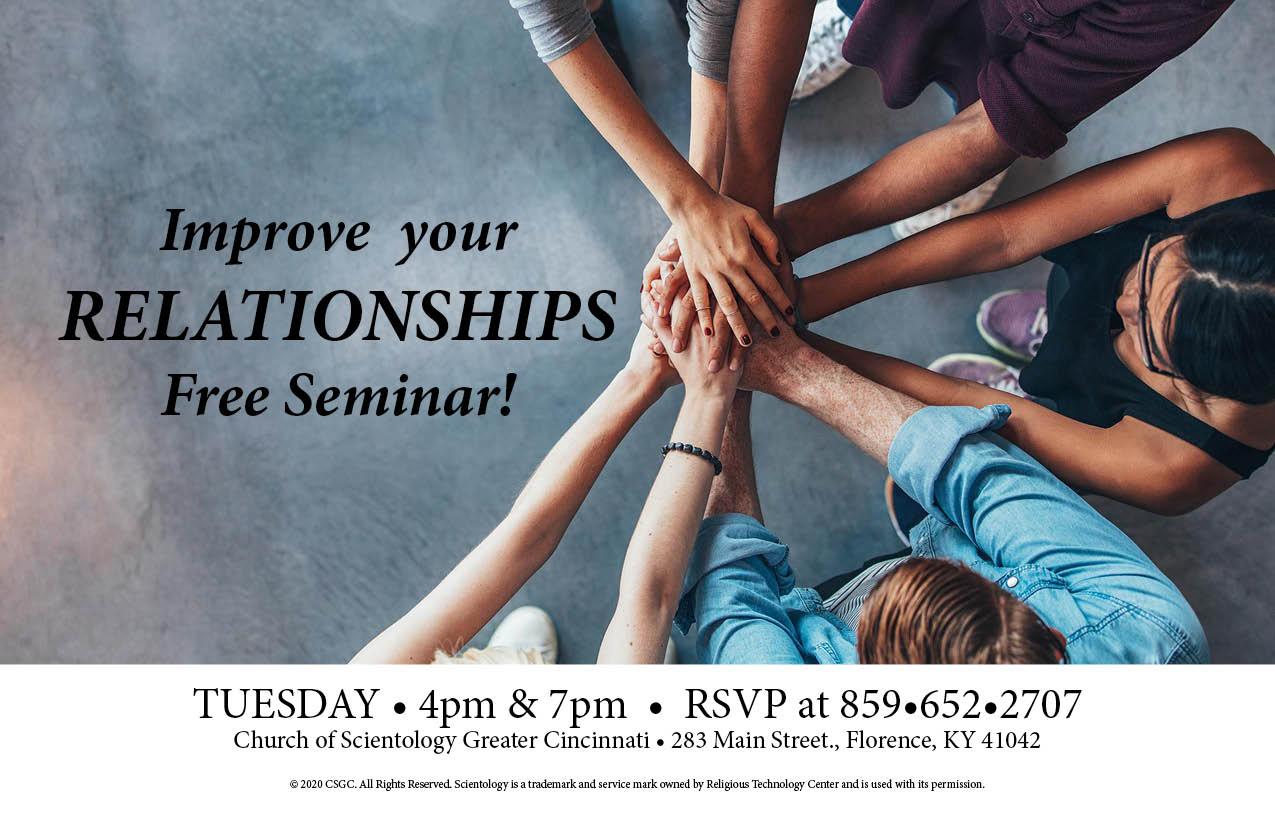 Free seminar - How to Improve your relationships