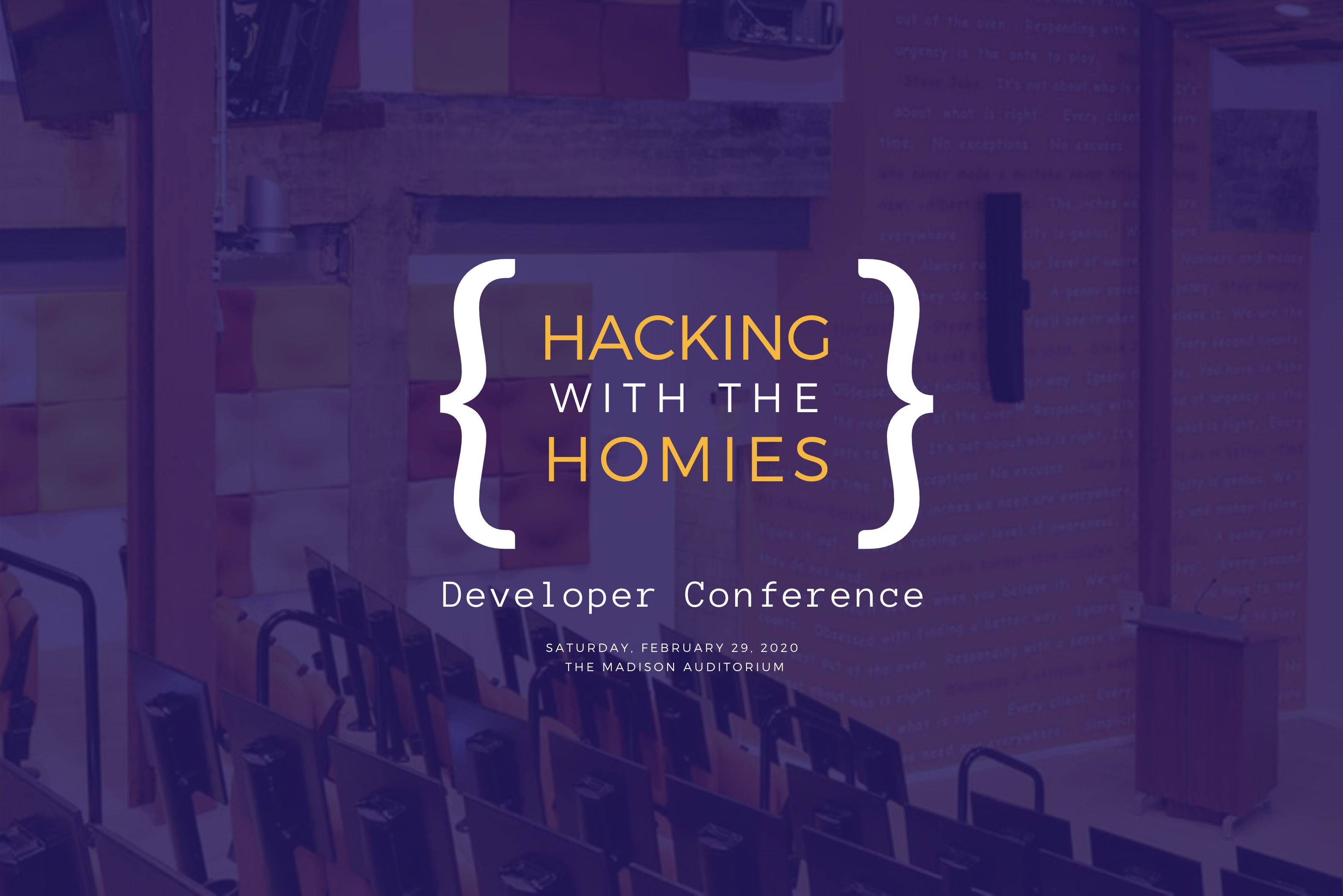 Hacking With The Homies Developers Conference