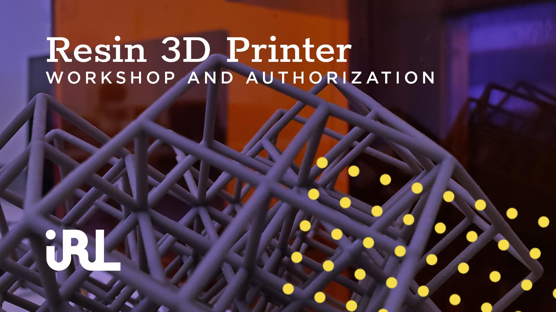 Resin 3D Printer Workshop