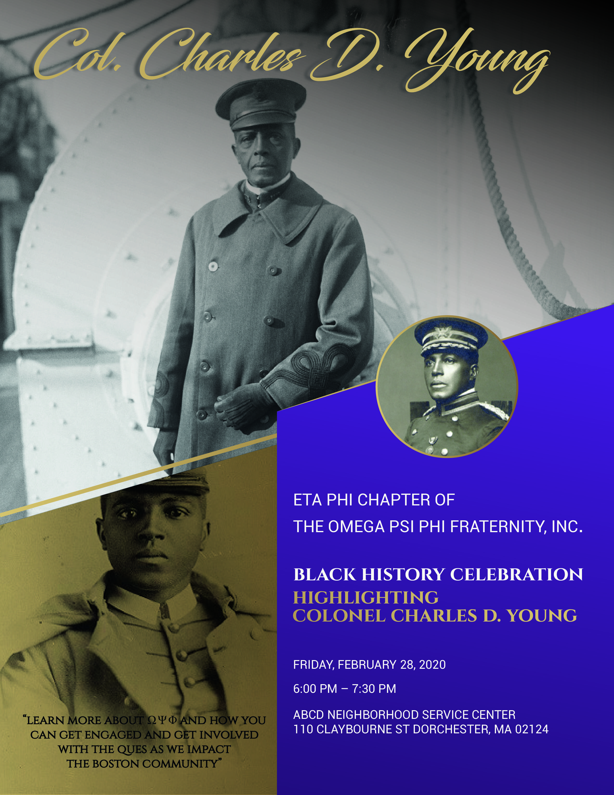 Black History Celebration - Highlighting Colonel Charles D. Young