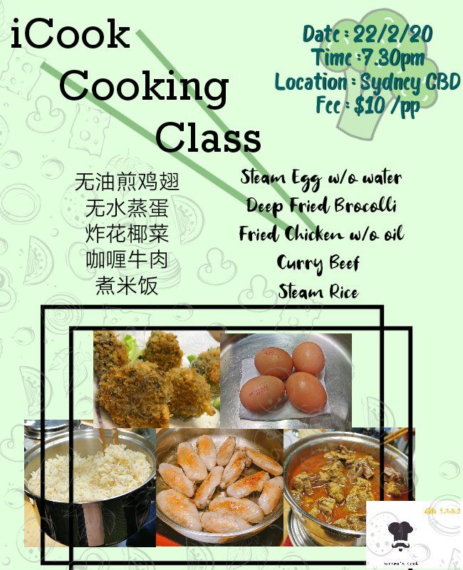 Icook Cooking Class
