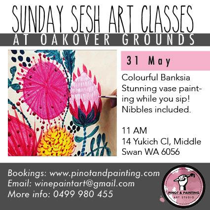 Colourful Banksia - Social Art Class in the Valley
