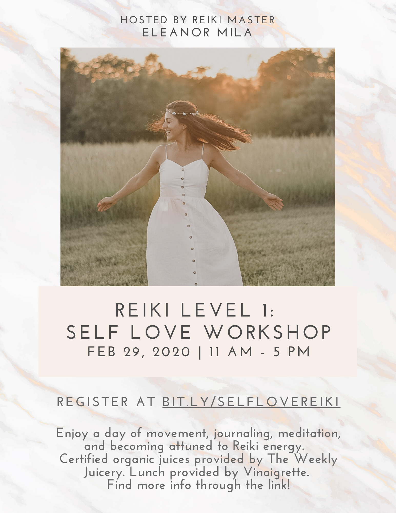 Reiki Level 1: Self Love Workshop
