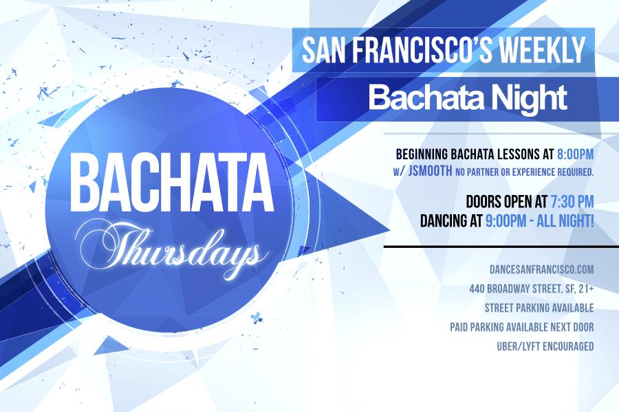 Bachata Thursdays - Epic Bachata Dancing in the Heart of San Francisco