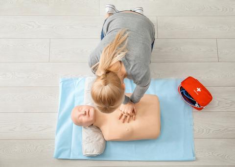ASHI CPR, AED, and Basic First Aid - Online Blended Course
