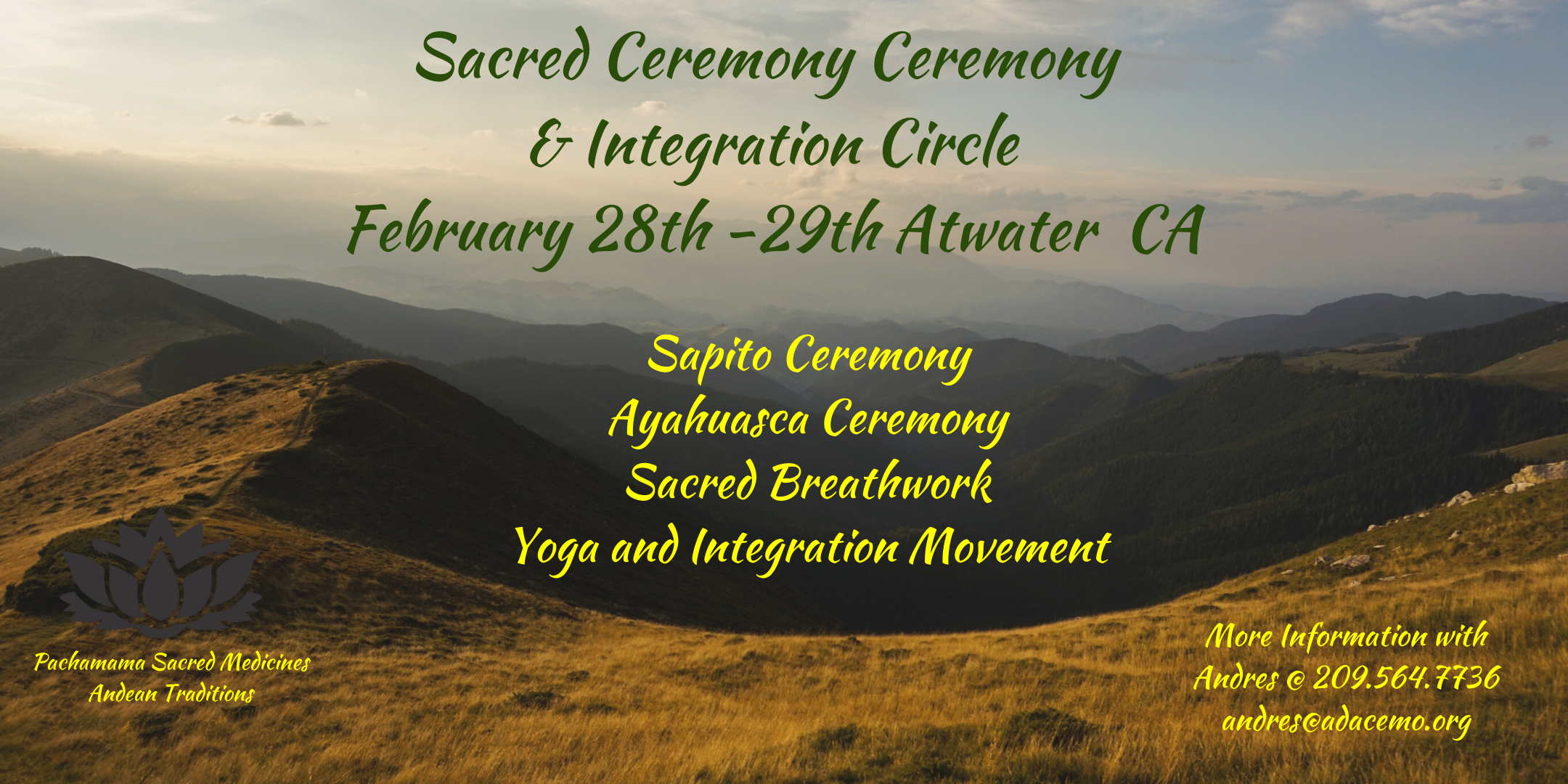 Sacred Medicine Ceremony & Integration Circle