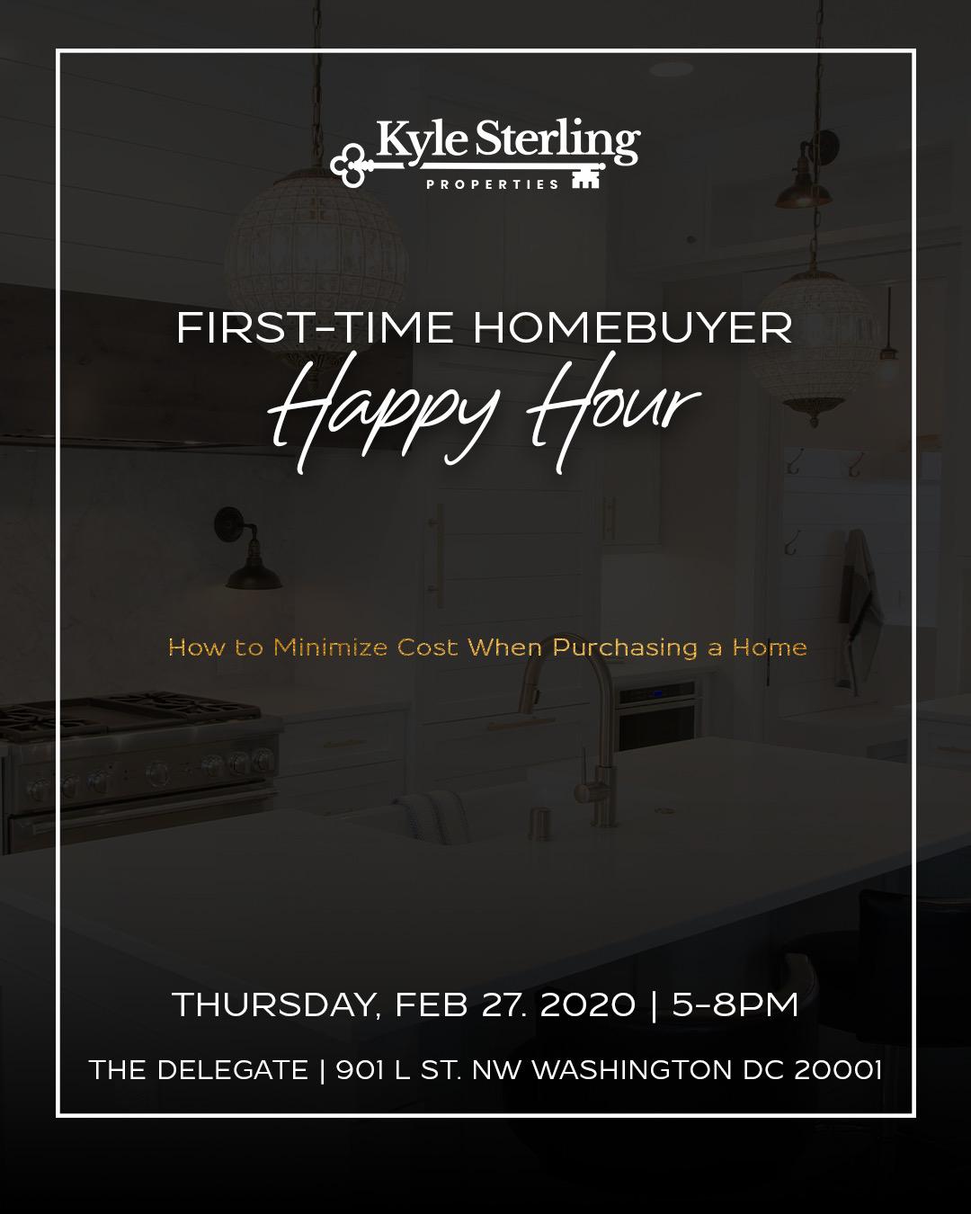 First-Time Homebuyer Happy Hour