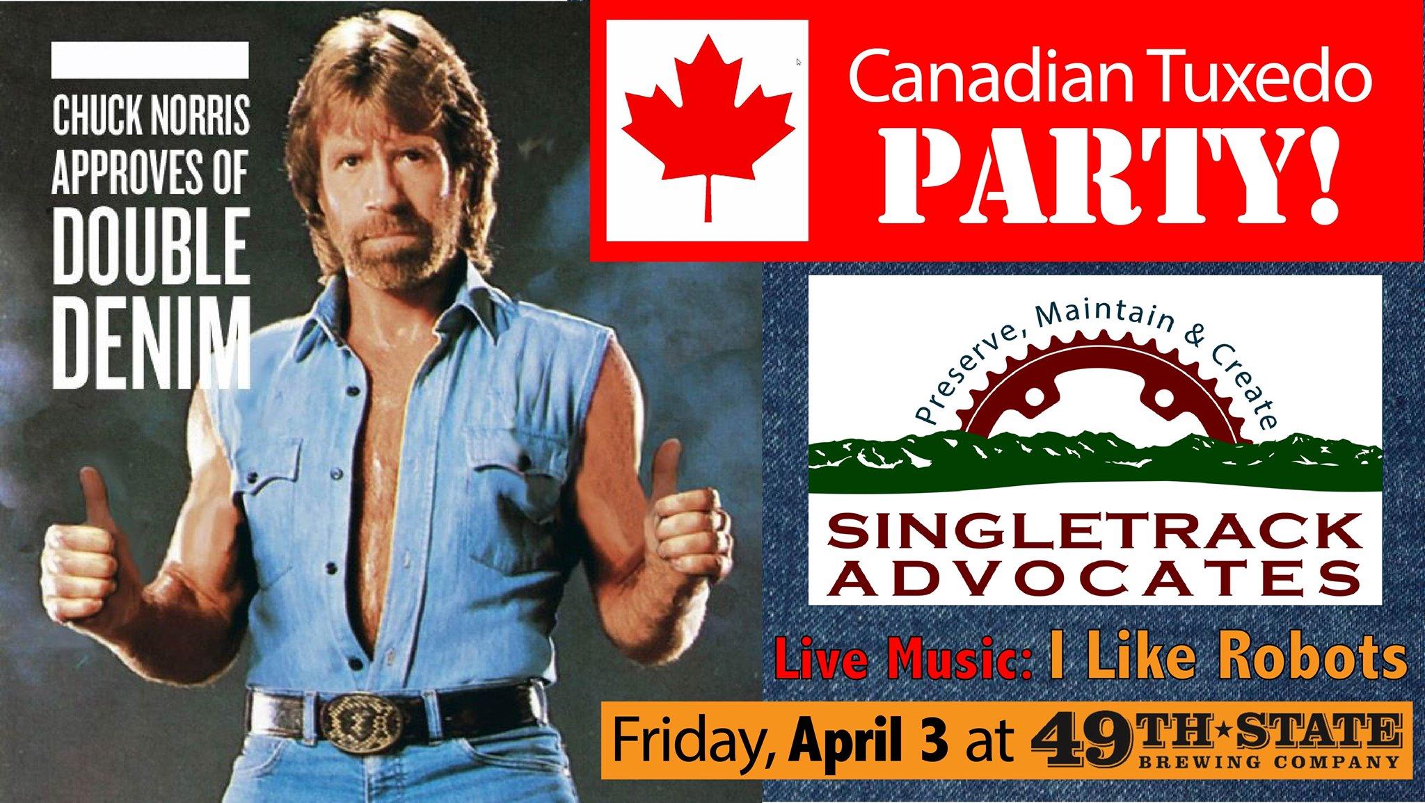 Singletrack Advocates Annual Party!!! Canadian Tuxedo Style